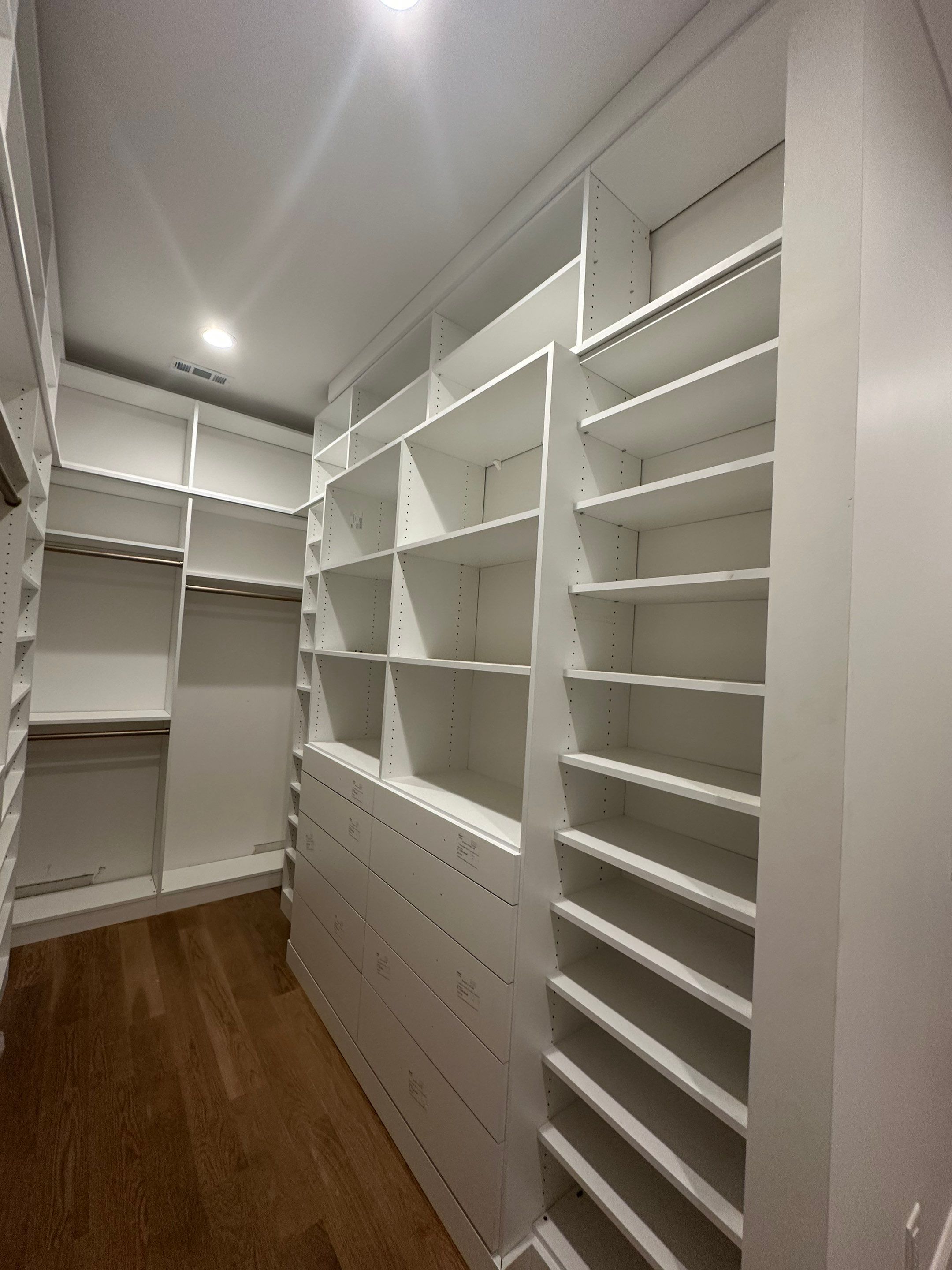 Closet Project in Woodstock by Atlanta Design Group