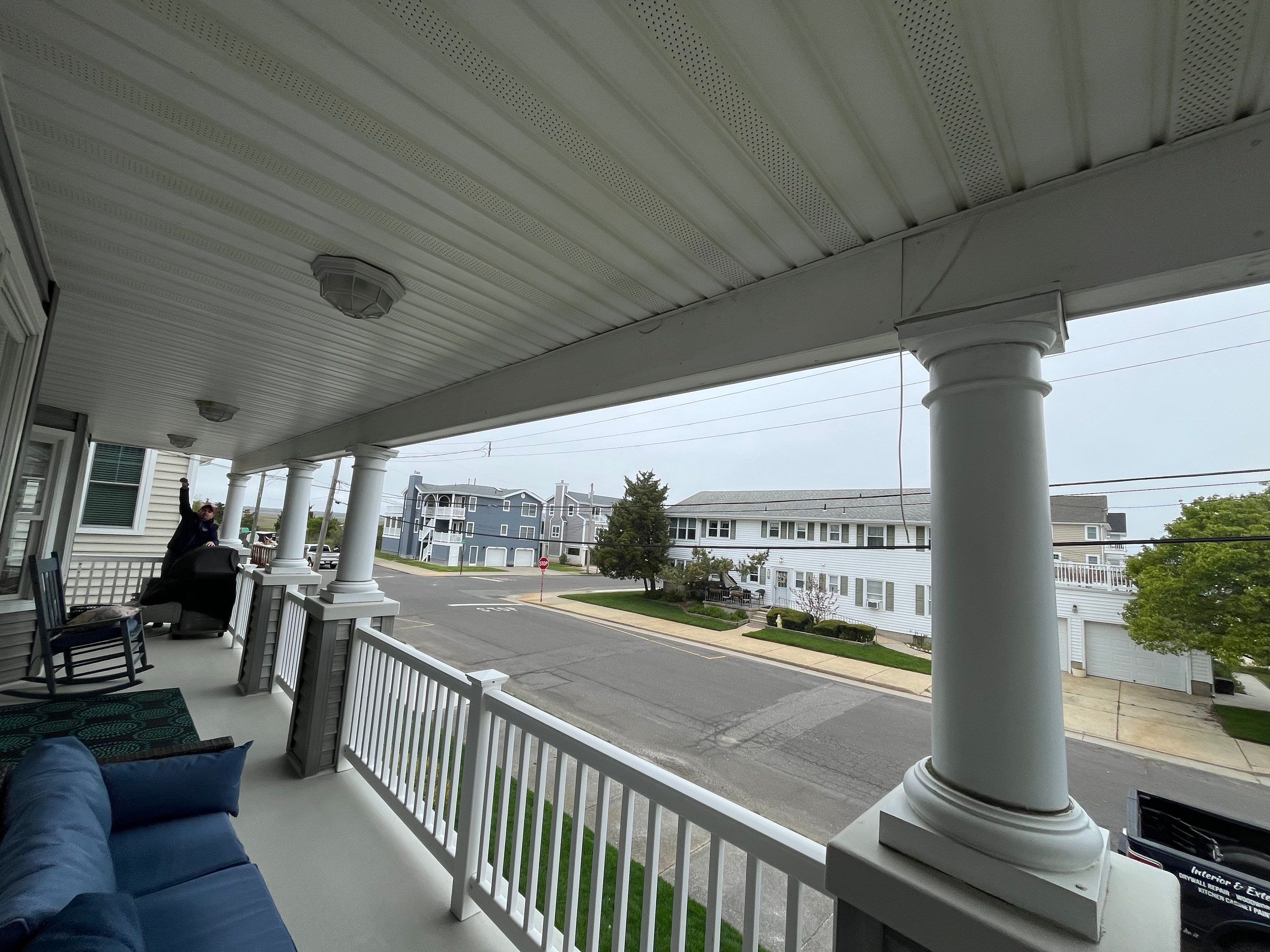 Exterior painting - Columns & Beams Ocean City, NJ by FreshCoat Works LLC