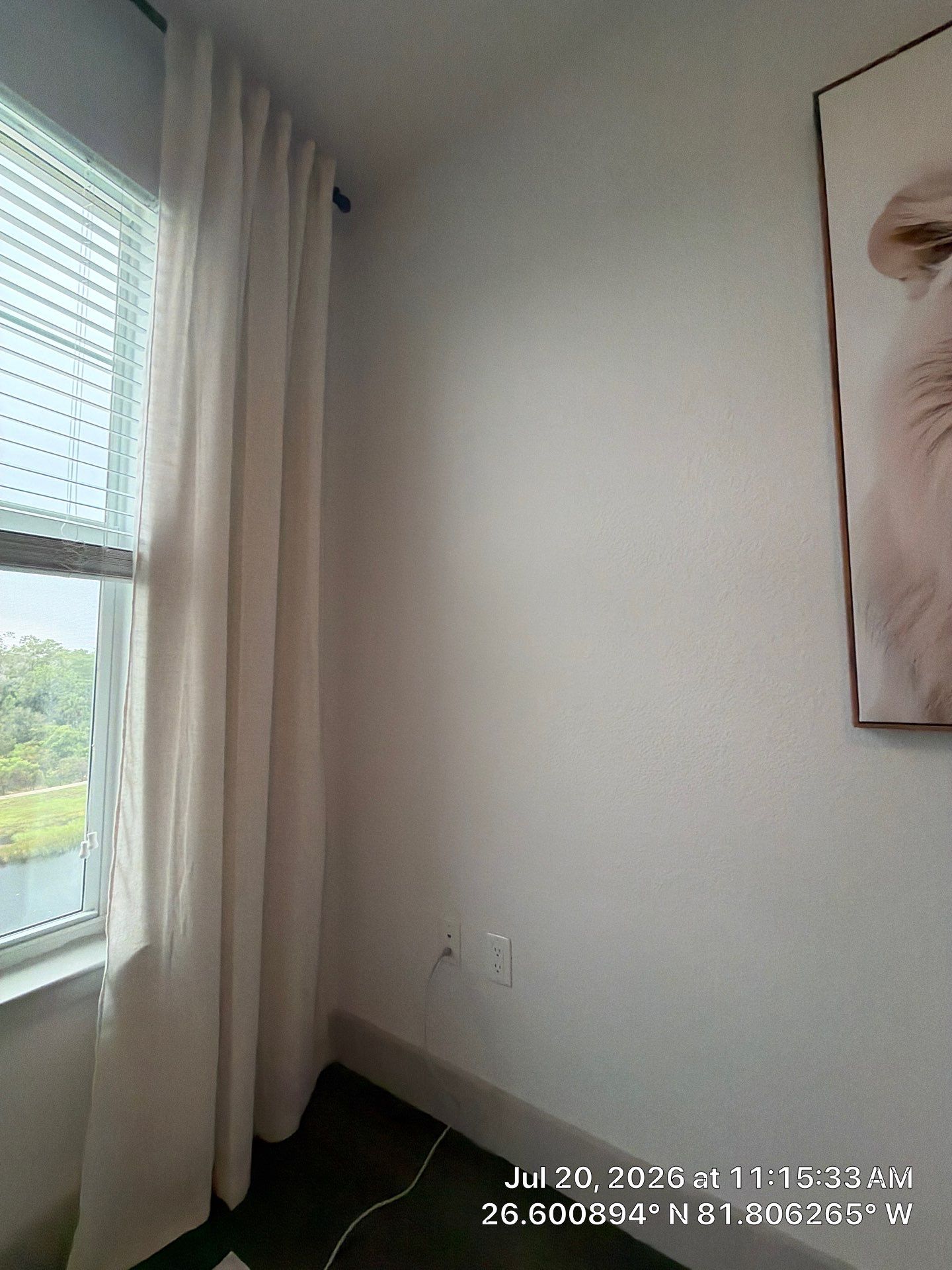 Custom Single-Hung Window and Blind Installation in Fort Myers by CompanyCam Sales Demo