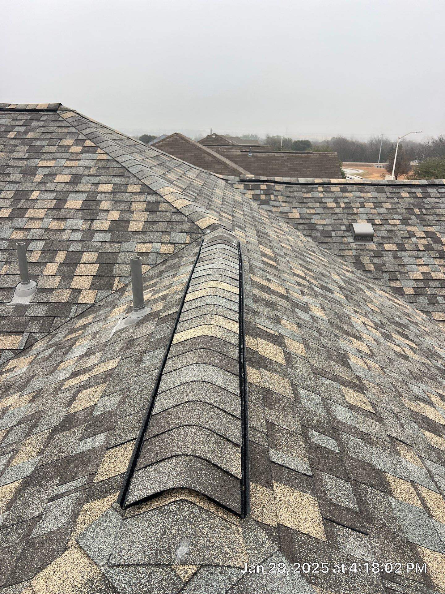 Residential Roofing Installation using IKO Dynasty Cornerstone WWD Class 3 Impact Resistant by Lightning Exteriors