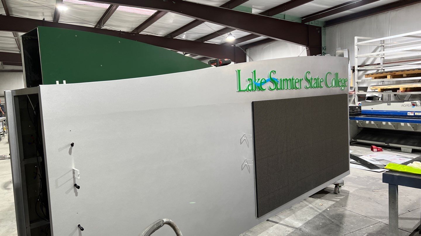 Monument Sign for LSSC Clermont by SignCrafters