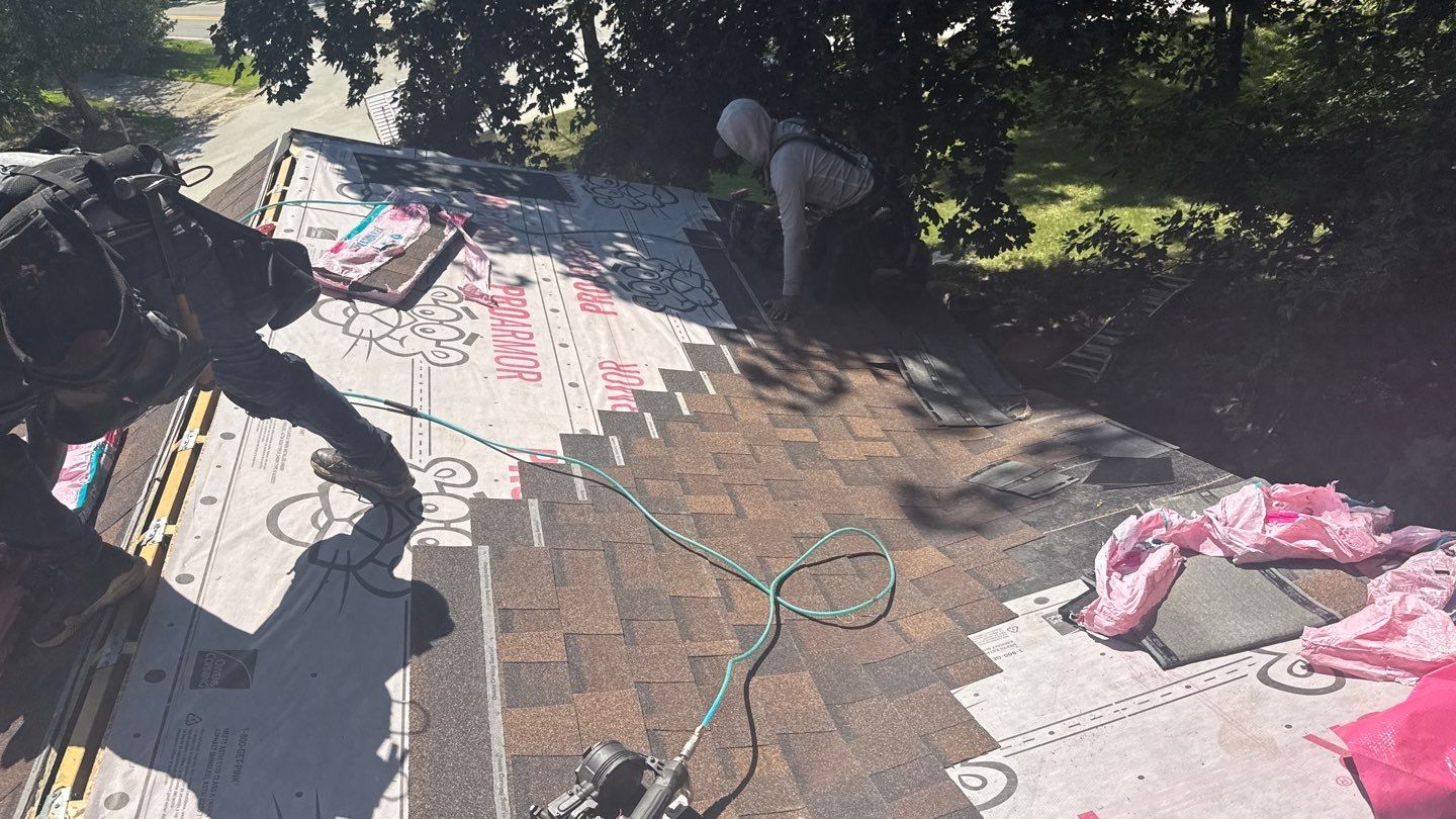Roof Replacement using Owens Corning Brownwood by 180 Contractors