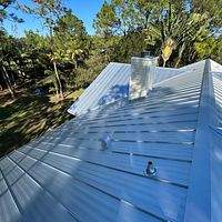 24ga 1" Nail- Strip Mill Finish  by Total Roofing System The Metal Roof Experts