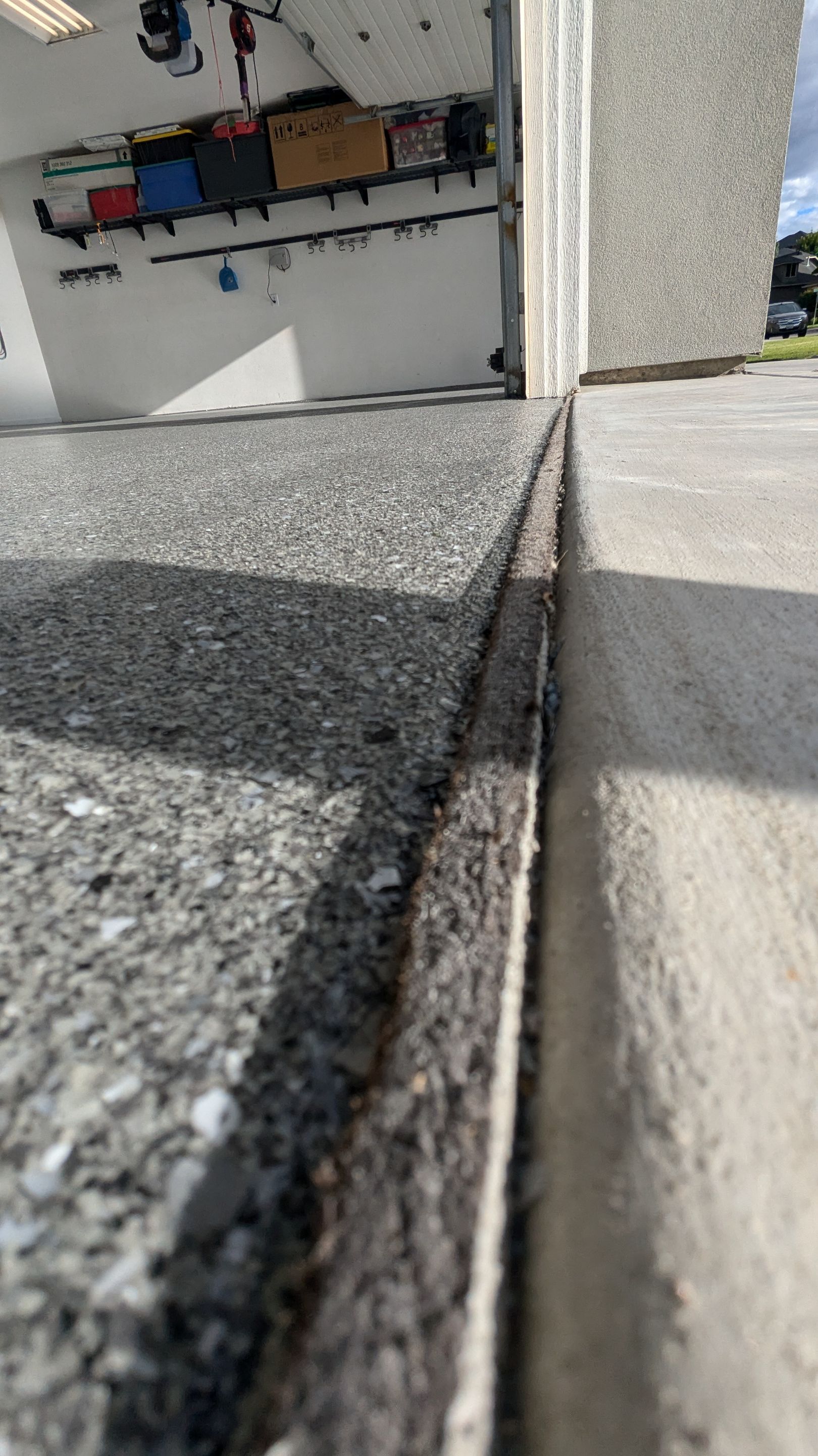Garage Transformation using Slate Hybrid by Croc Coatings, LLC