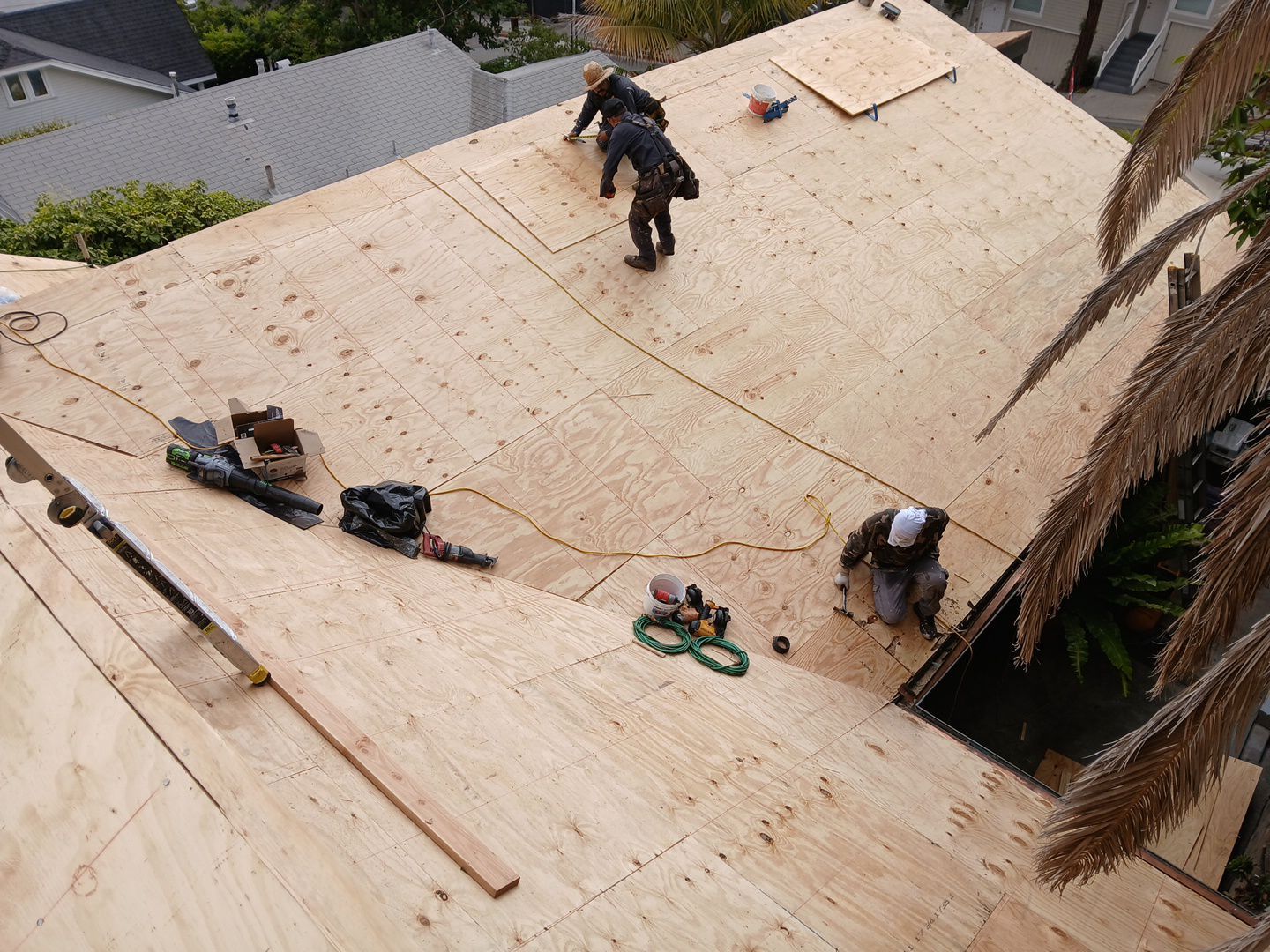 Residential Reroof in Santa Monica by Hull Brothers Roofing