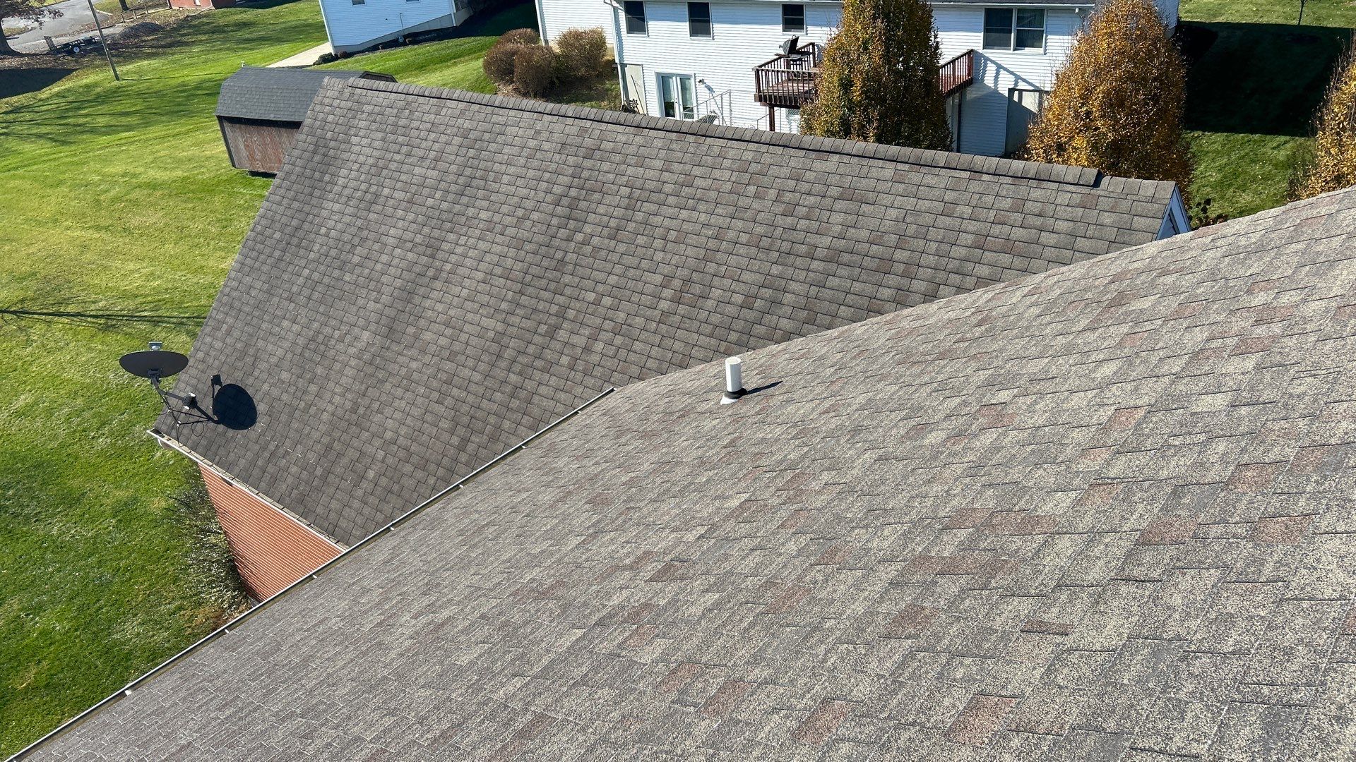 Residential Roofing Installation using Performance Panel Metal - Frost Black by RoofX 