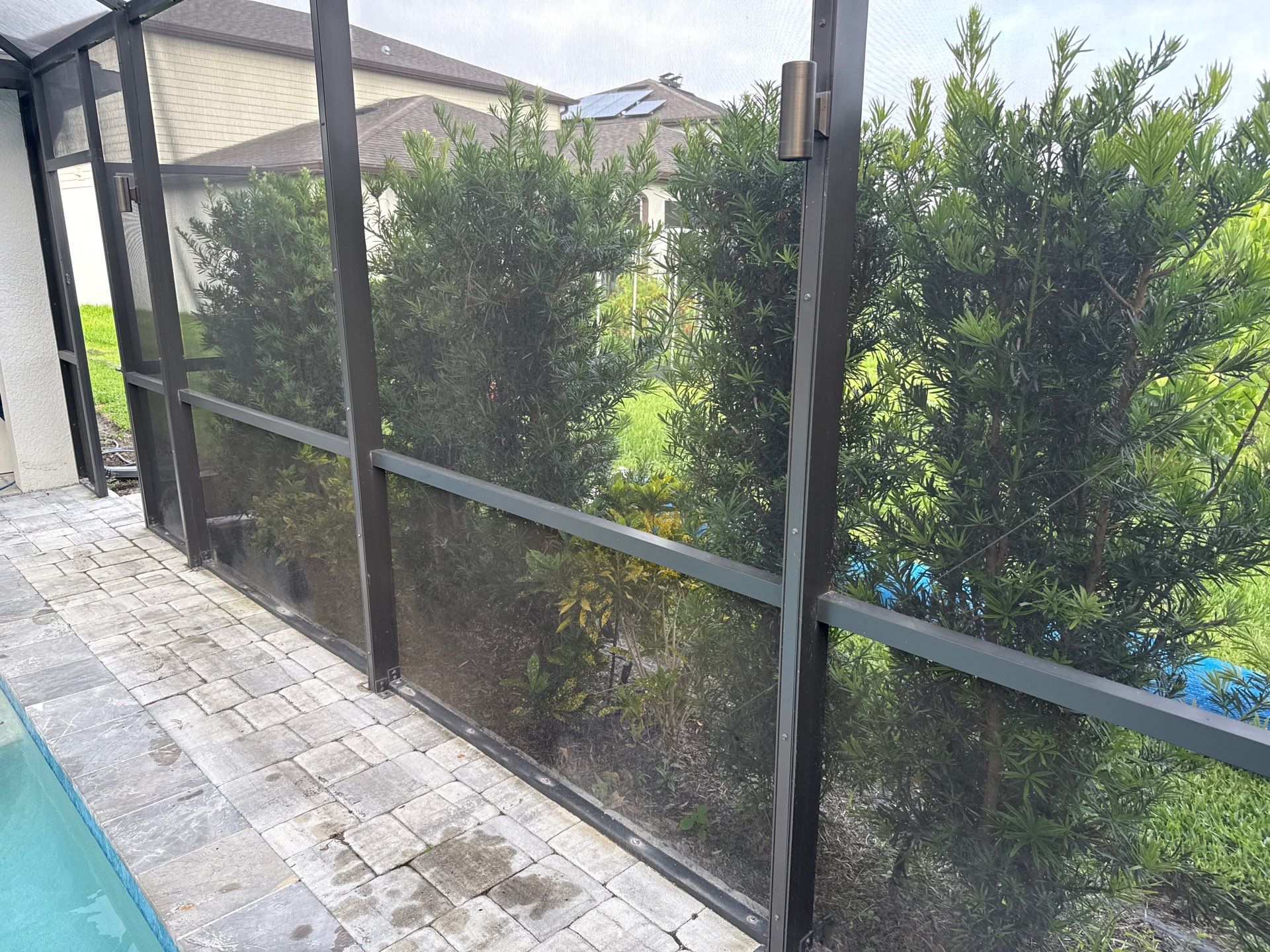 Paver Pool Deck & Screen Enclosure Cleaning – North River Ranch, Parrish, FL by Sunshine AquaWash