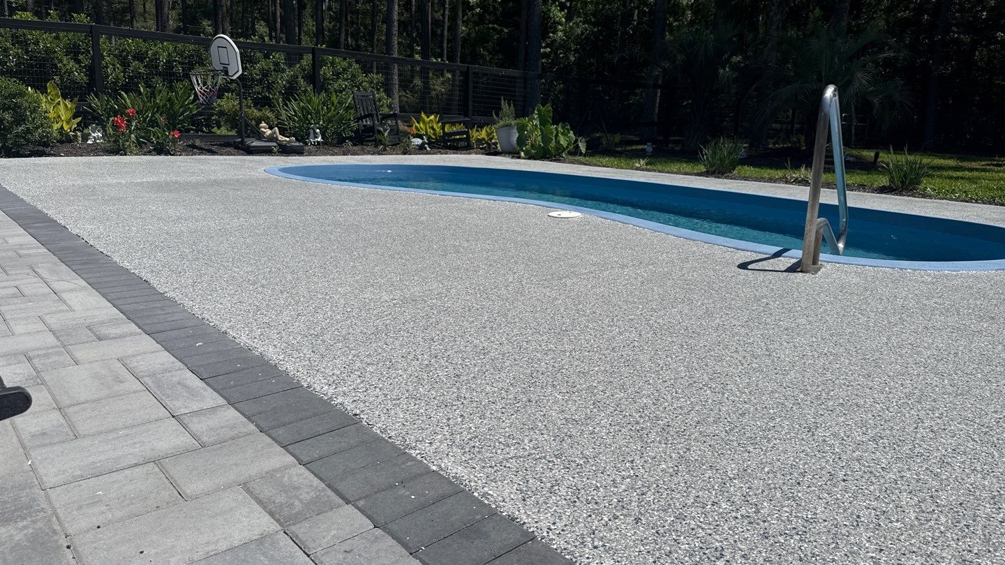 Pool Deck by Innovative Concrete Coatings 