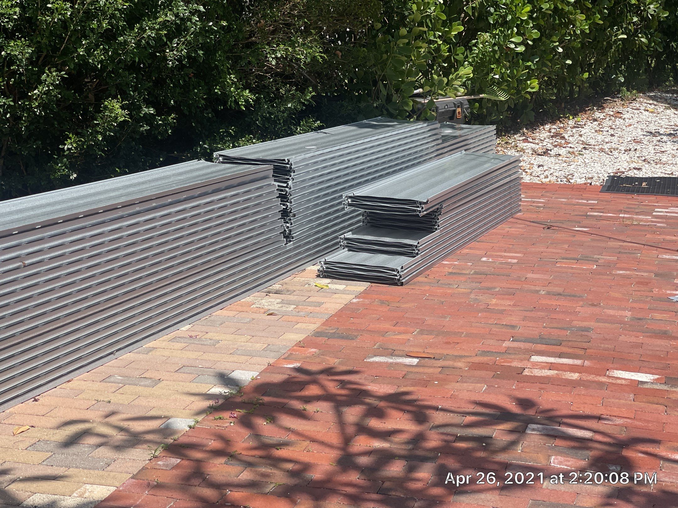 Residential Roofing Installation using 1" Nail strip metal roof by BLUES BROTHERS CONSTRUCTION CORP