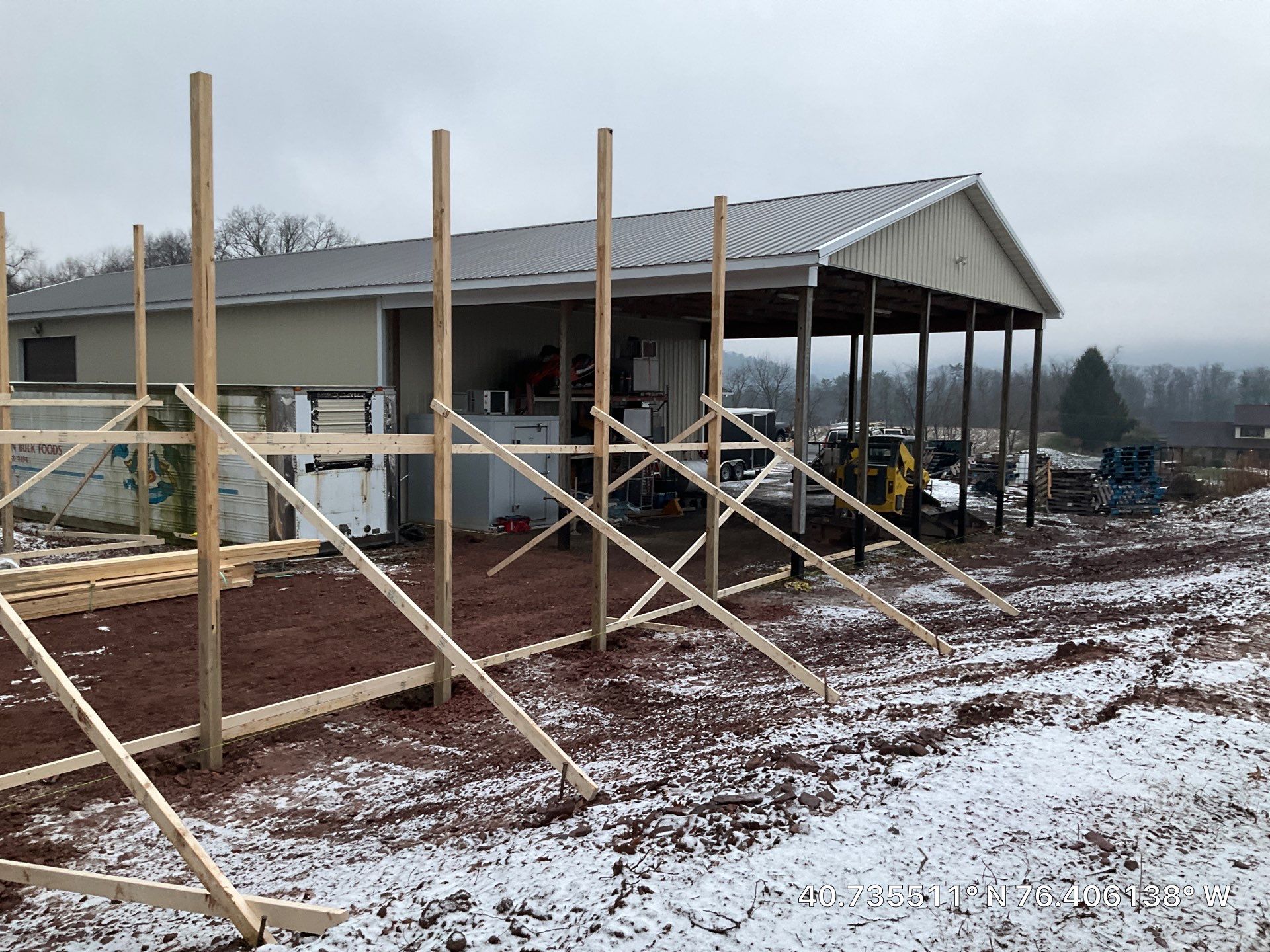 Pole Barn addittion by Esh Builders