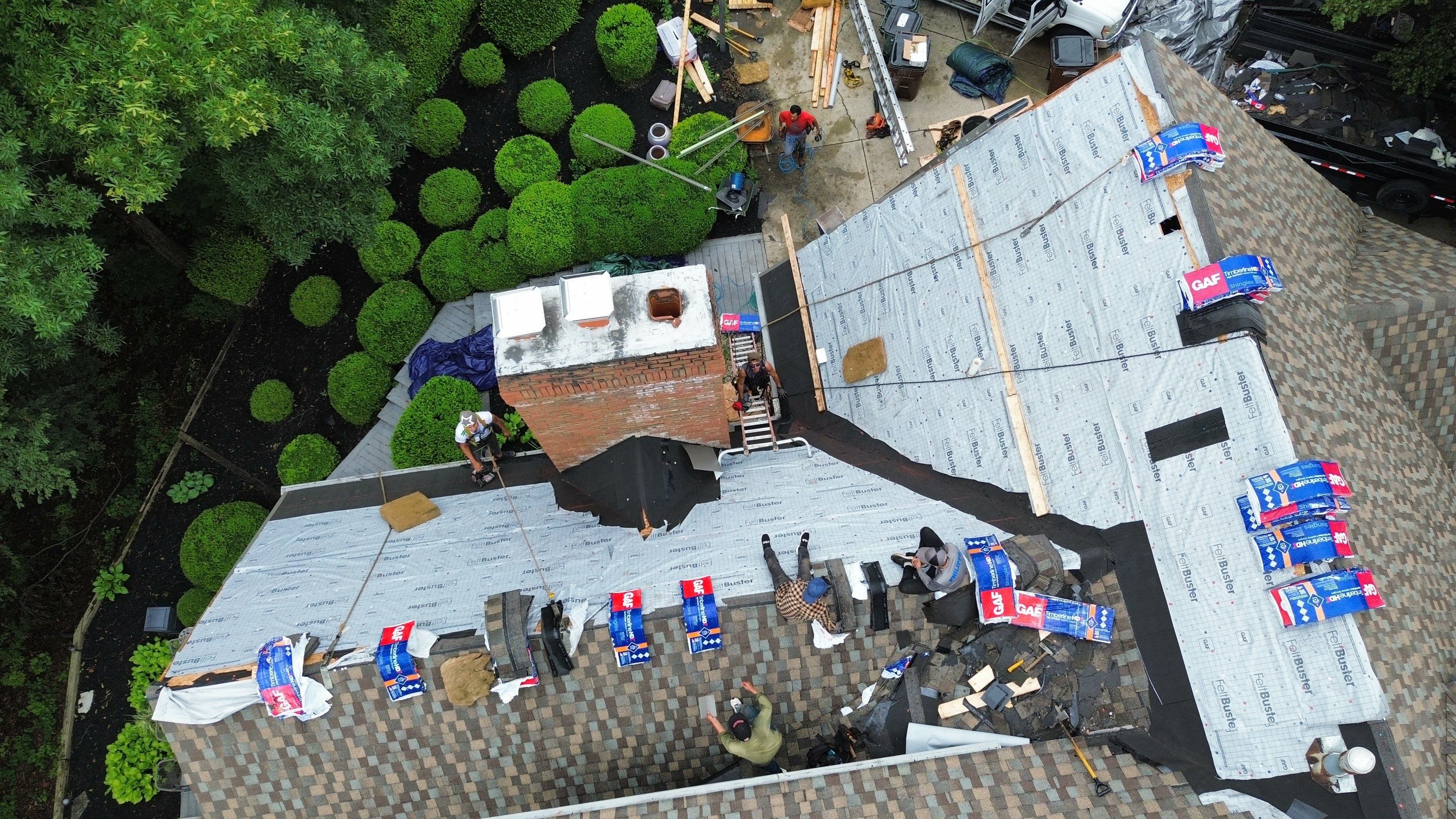 Residential Roofing Installation using Timberline HDZ Shingles - Cedar Falls by RoofX 