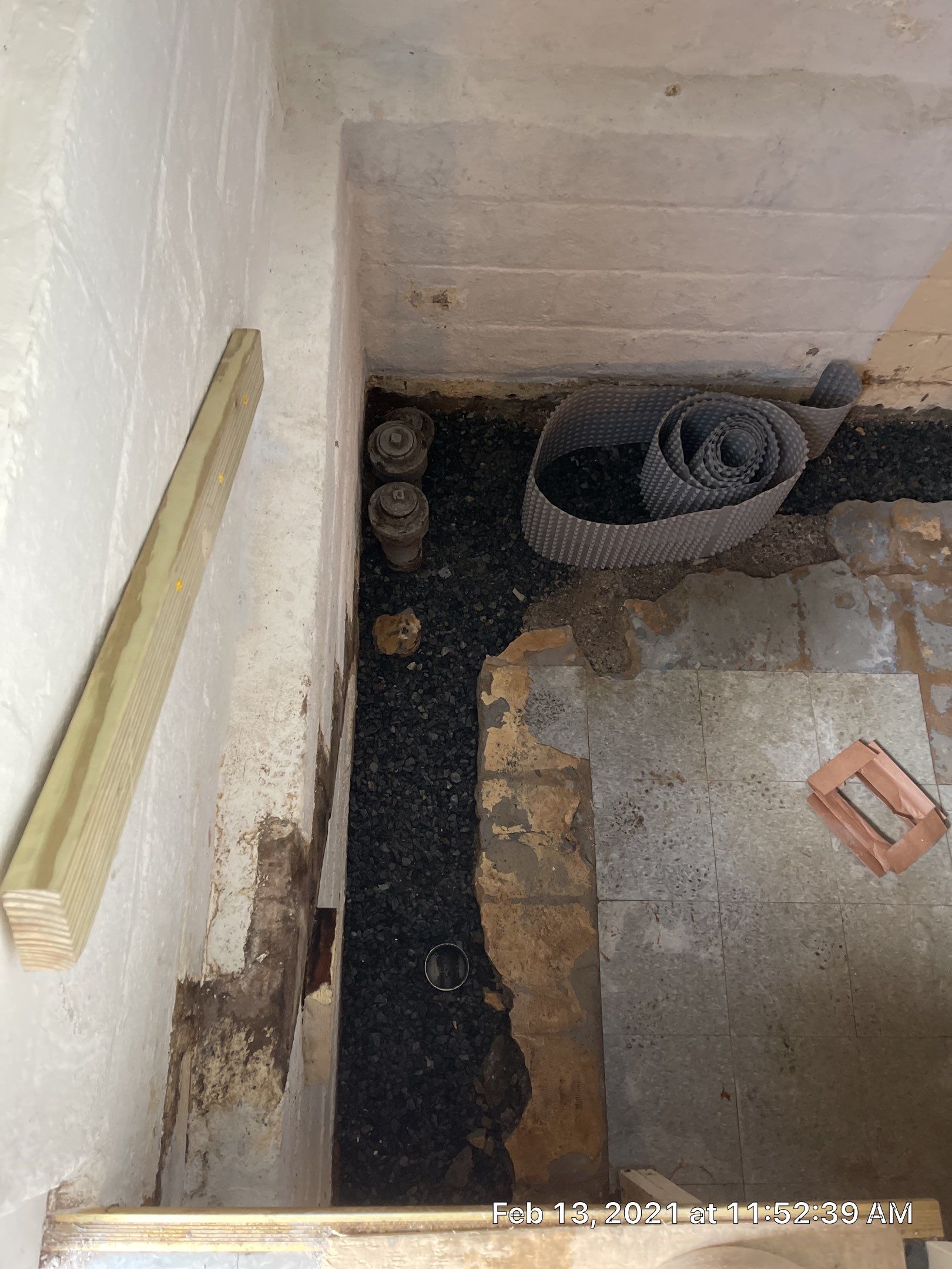 Interior French Drain Job in Bloomfield, NJ by Pure Service Pro, LLC 