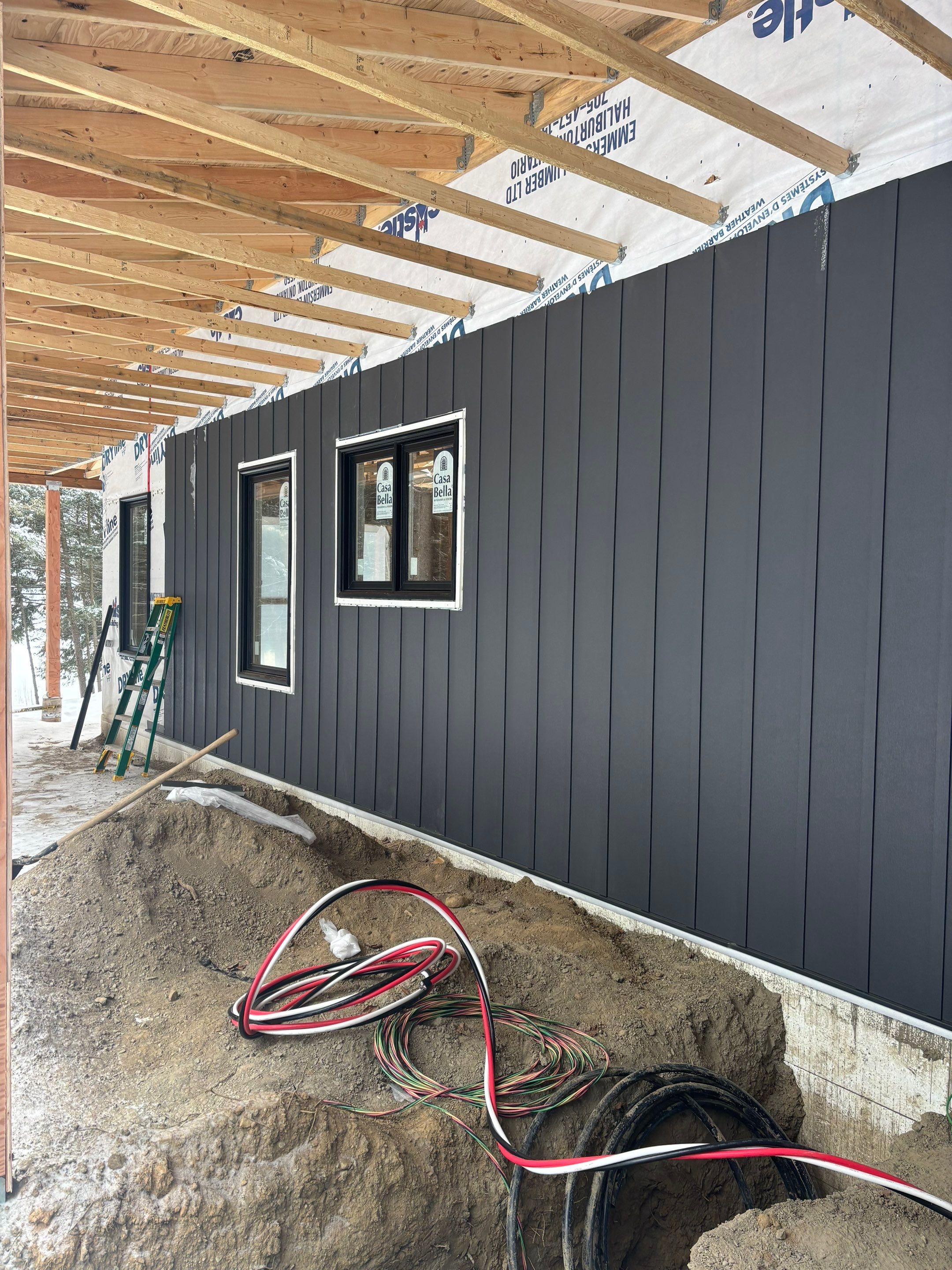 New Home Construction using 16" Standing Seam Panels by Jay Carter Roofing & Sheet Metal