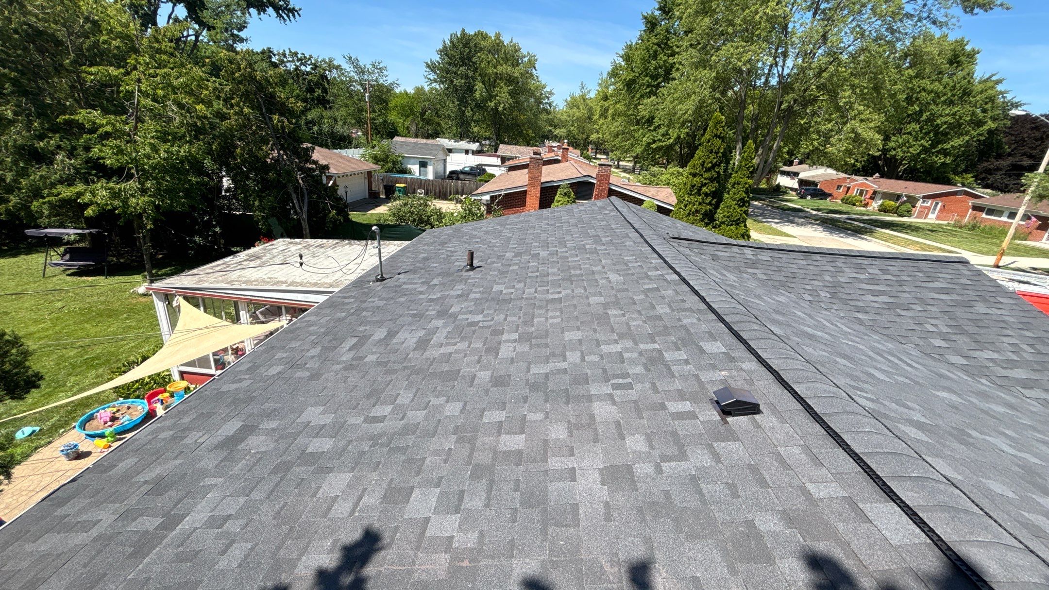 Roof Replacement using Owens Corning Onyx Black by 180 Contractors