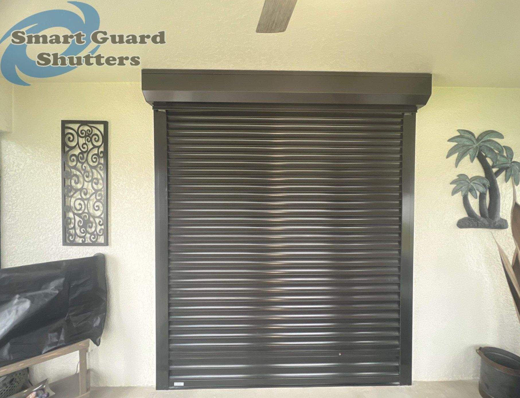 Rolling Shutter in Bronze by Smart Guard Shutters