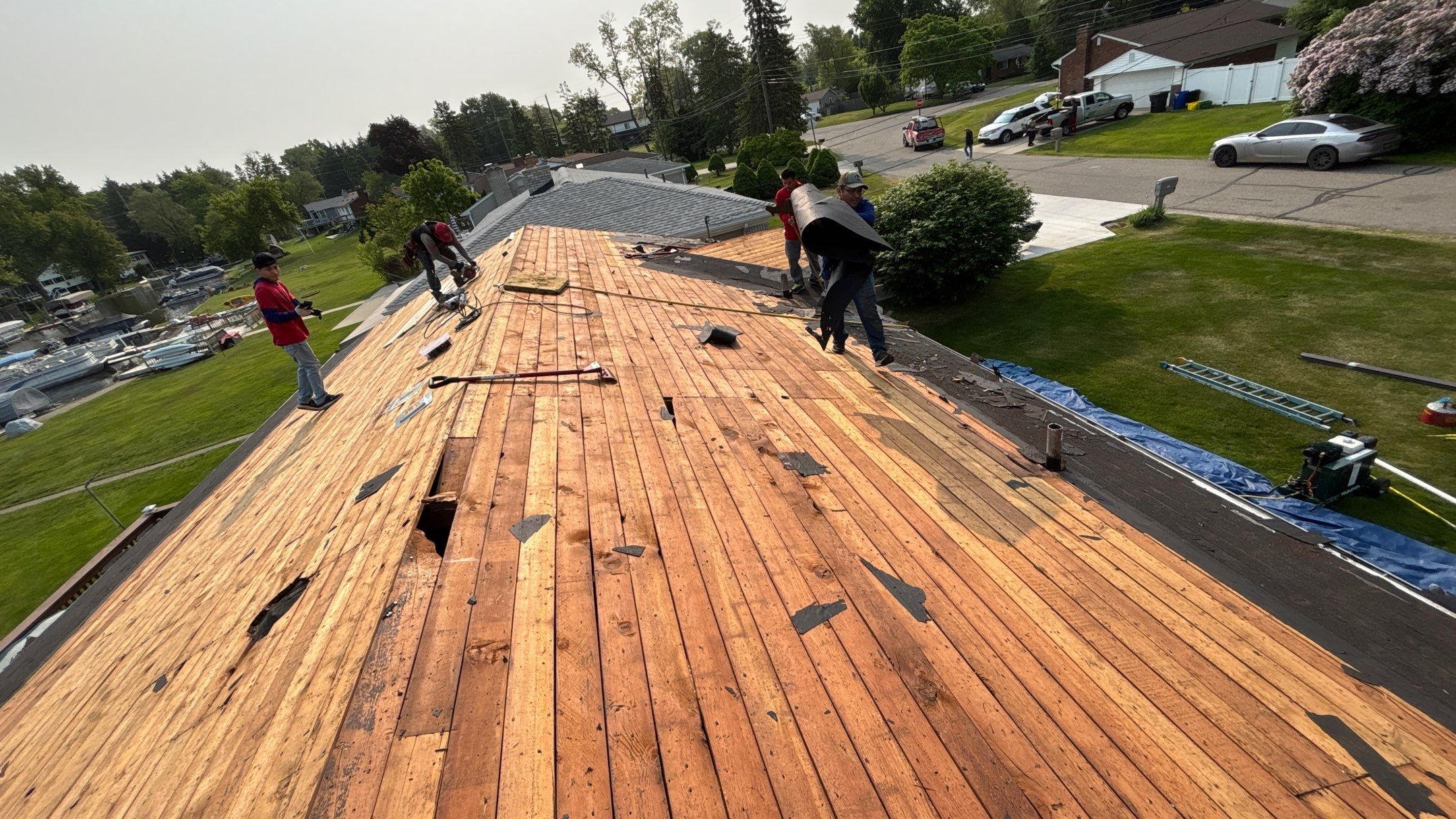 Roof Replacement using Owens Corning Desert Rose by 180 Contractors