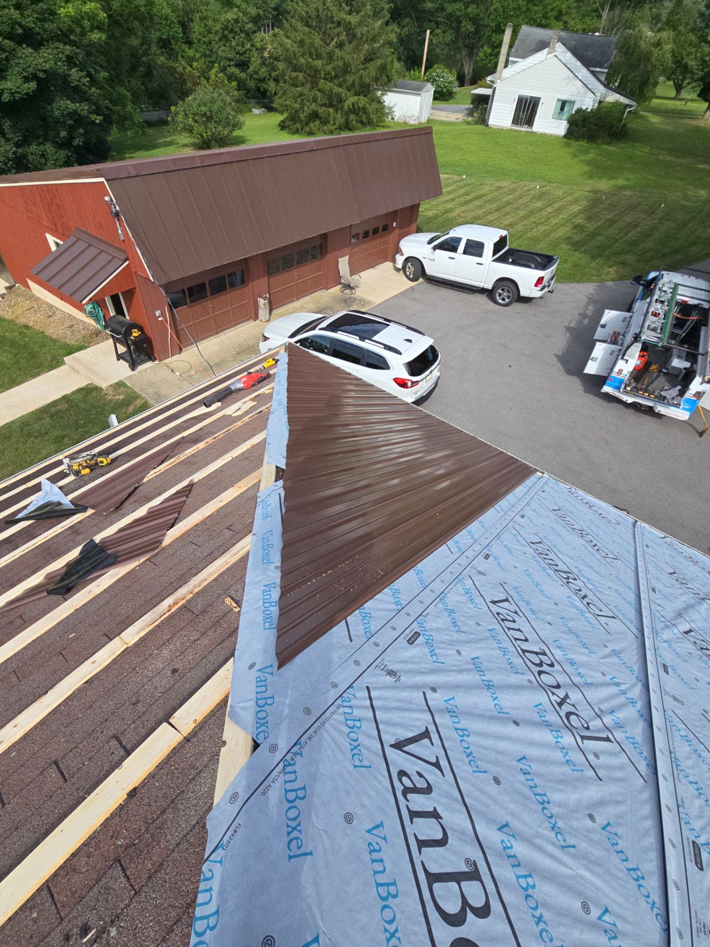 Pam and Bill Full Metal Roof Installation by Good Hands Roofing