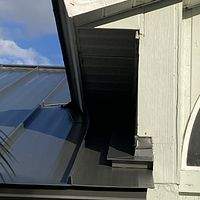 24ga 1.5" Mechanical Seam Pre-Weathered  by Total Roofing System The Metal Roof Experts
