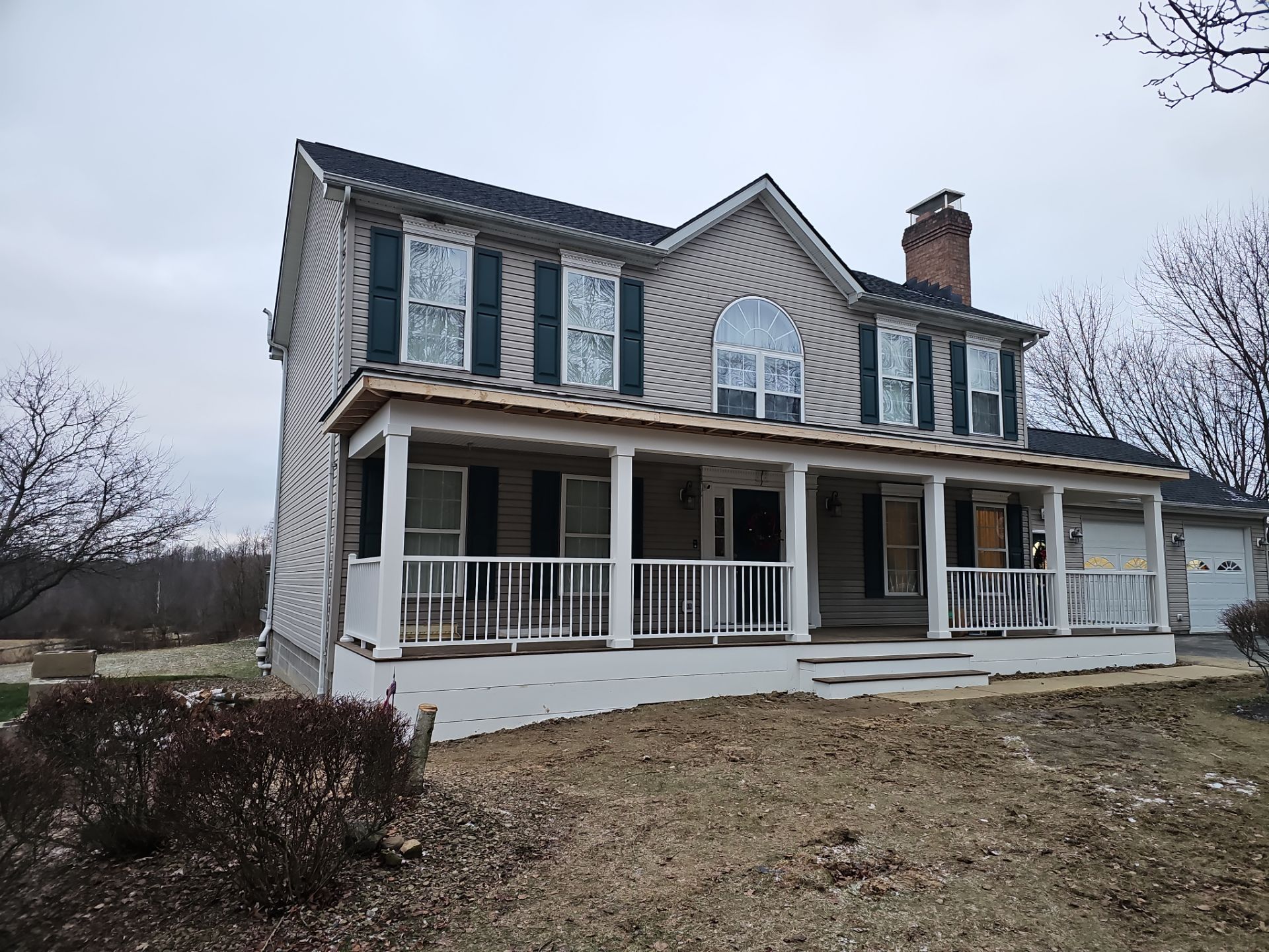 Porch by Cousins Roofing Siding & Decks