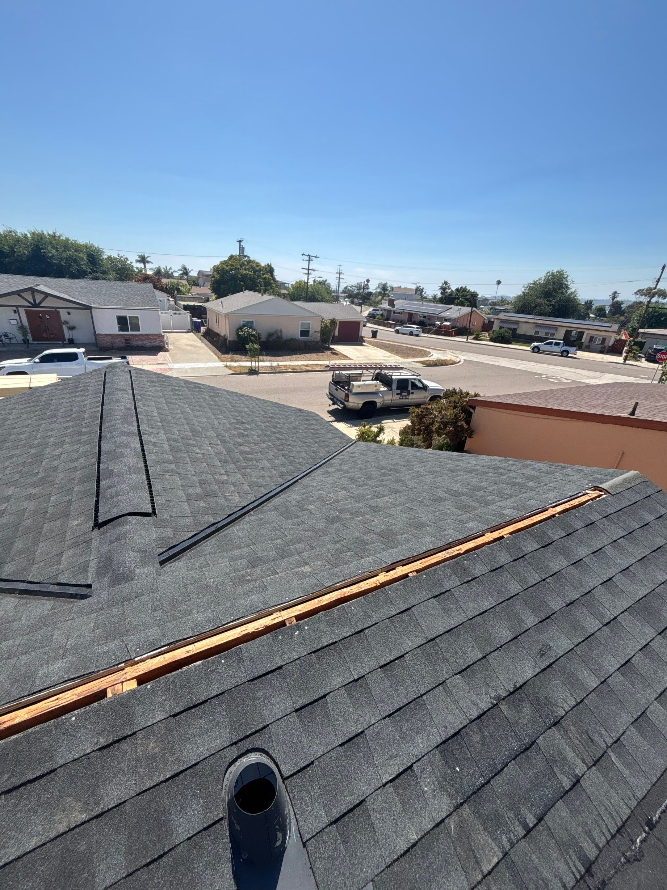 San Diego (Clairemont) New Construction Hybrid Roof | GAF Shingles & Torch-Down Roofing by Zenith Roofing Services