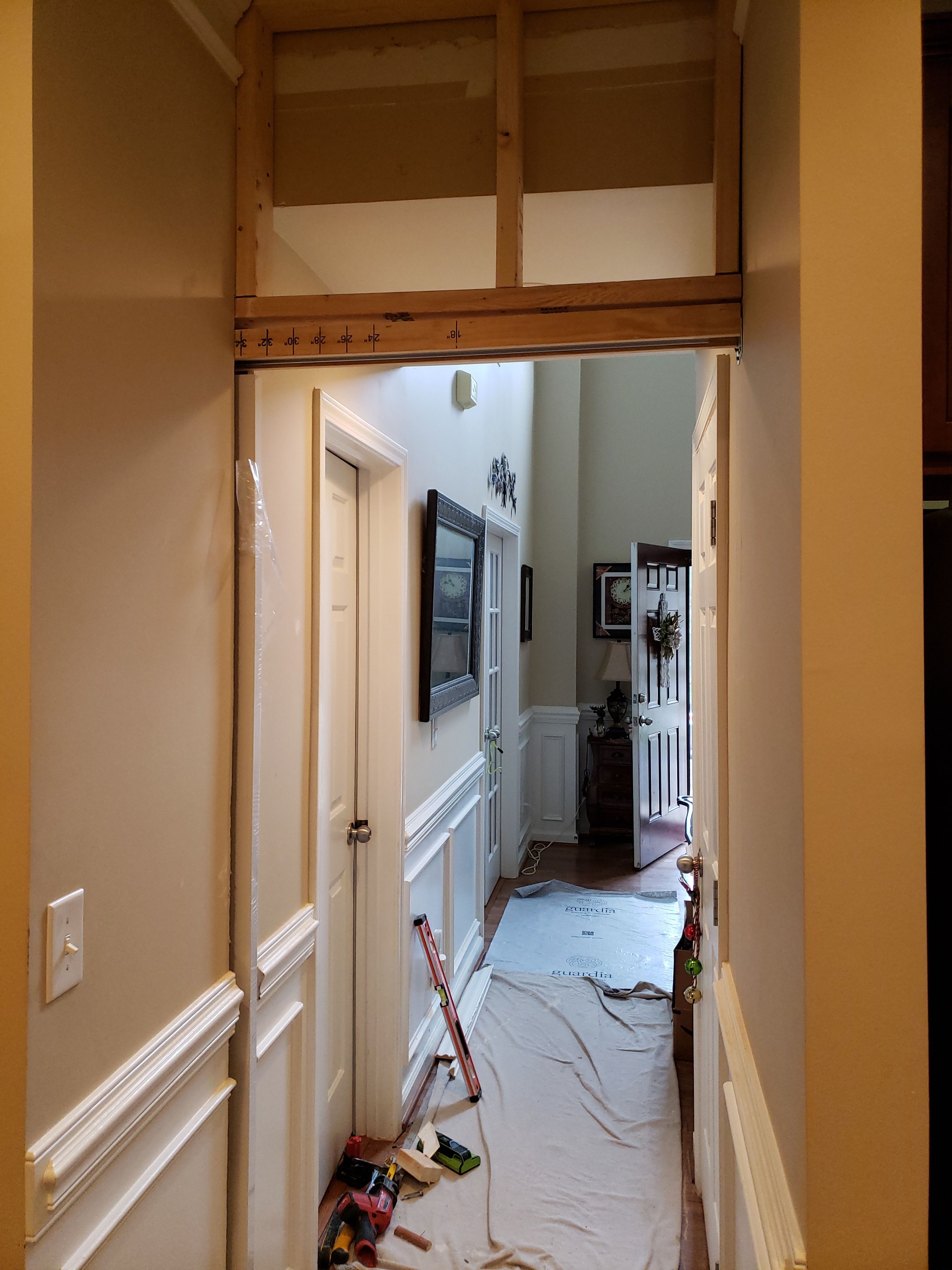 Entry Foyer Pocket Doors by A Step Above Handy LLC