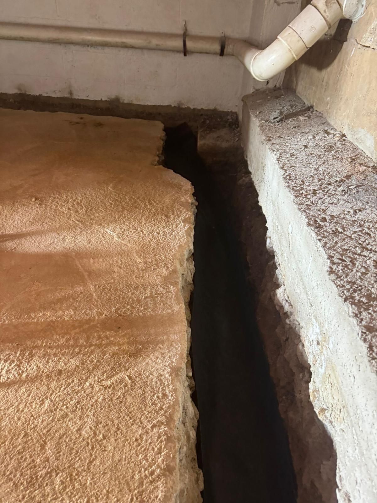 Interior French Drain Basking Ridge NJ by Pure Service Pro, LLC 