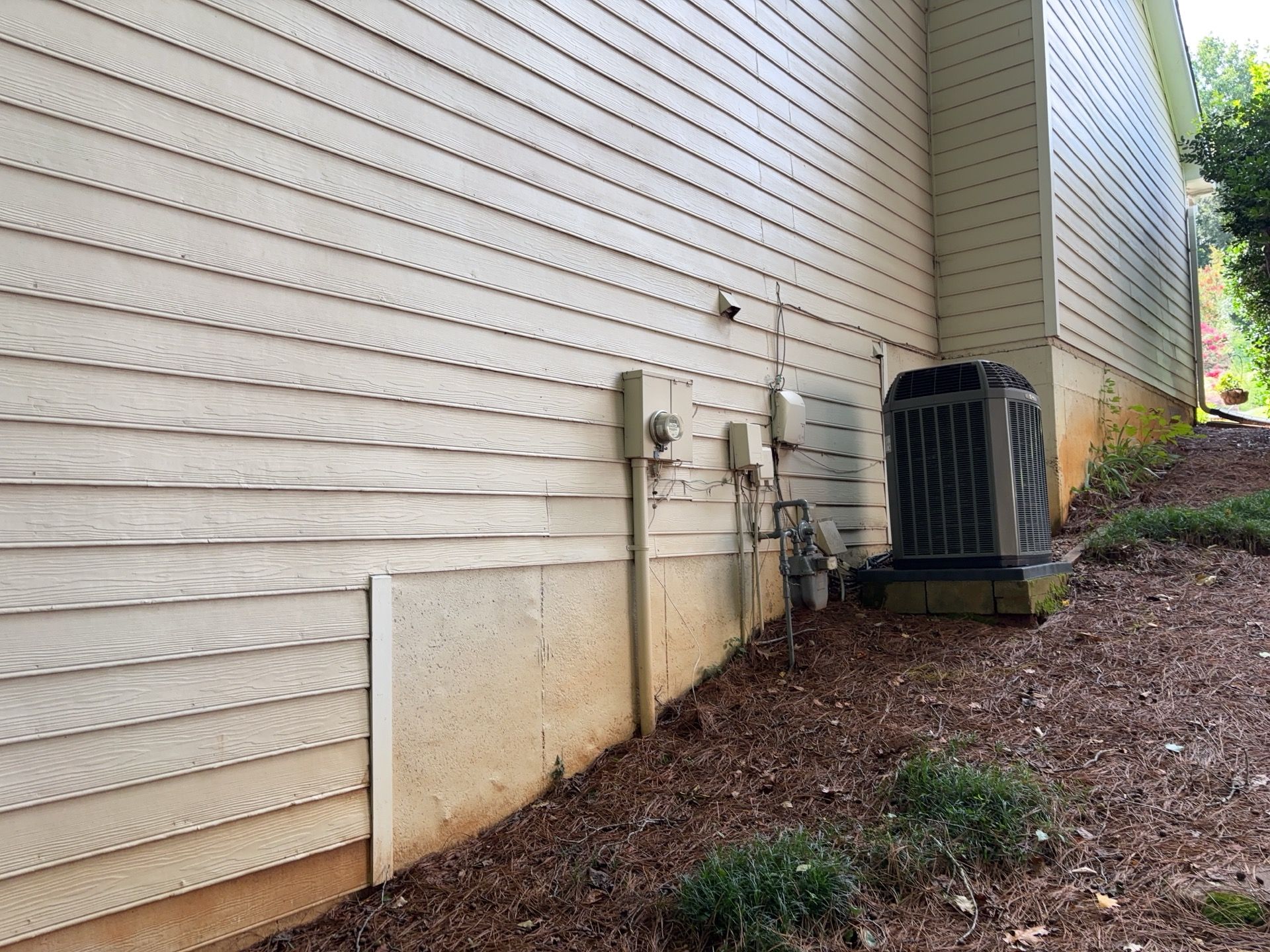 Blue Exterior Paint and Siding Installation using James Hardie Lap Siding by Nelson Exteriors