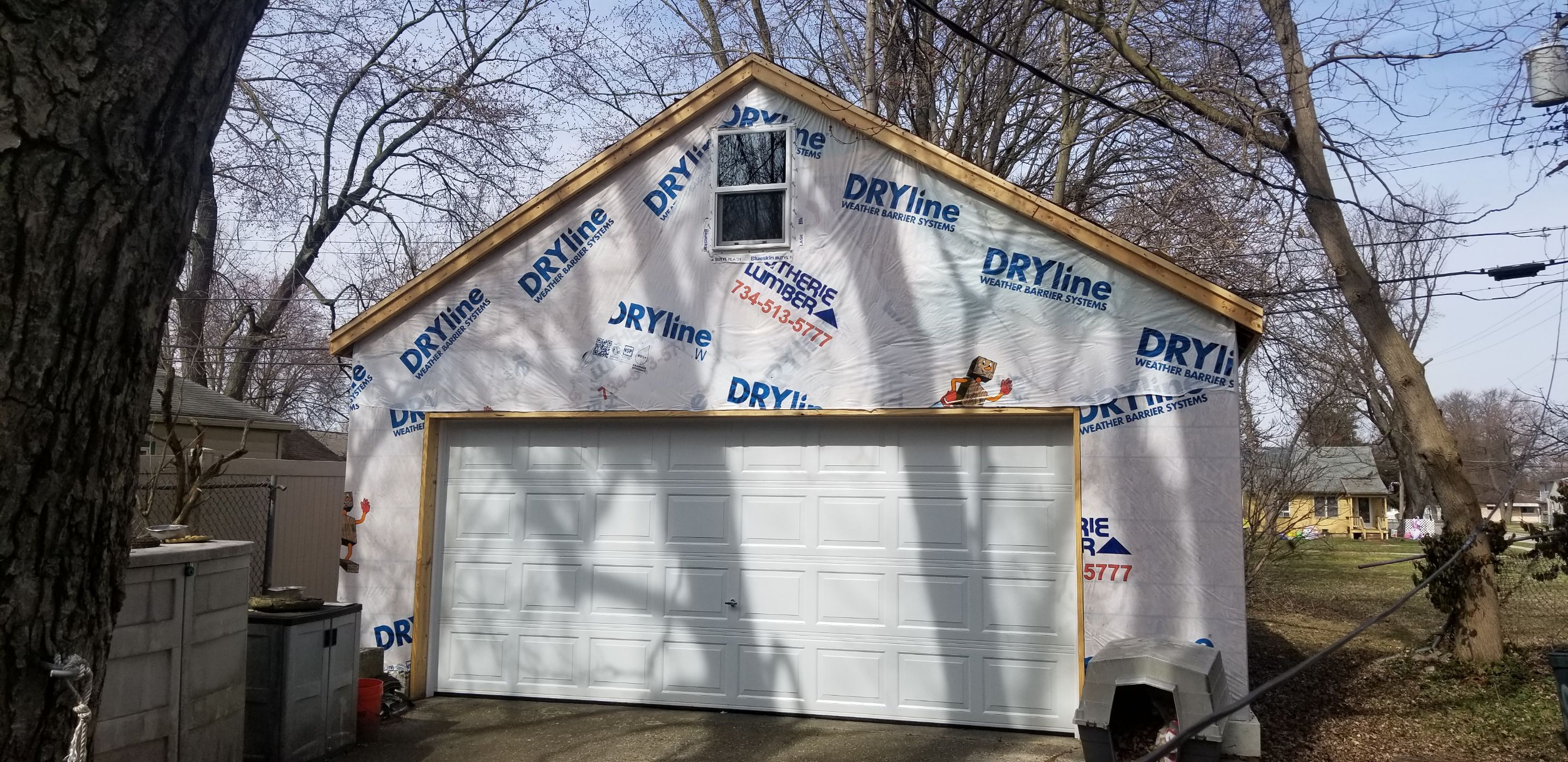 New Garage Build  by Northwest Construction 