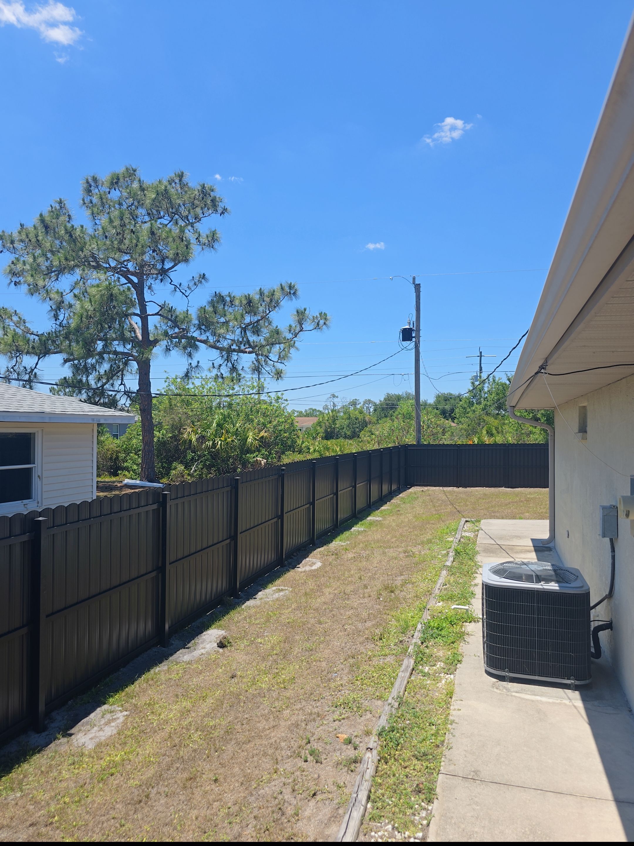 Bronze Metal Privacy in North Port by True Fence LLC