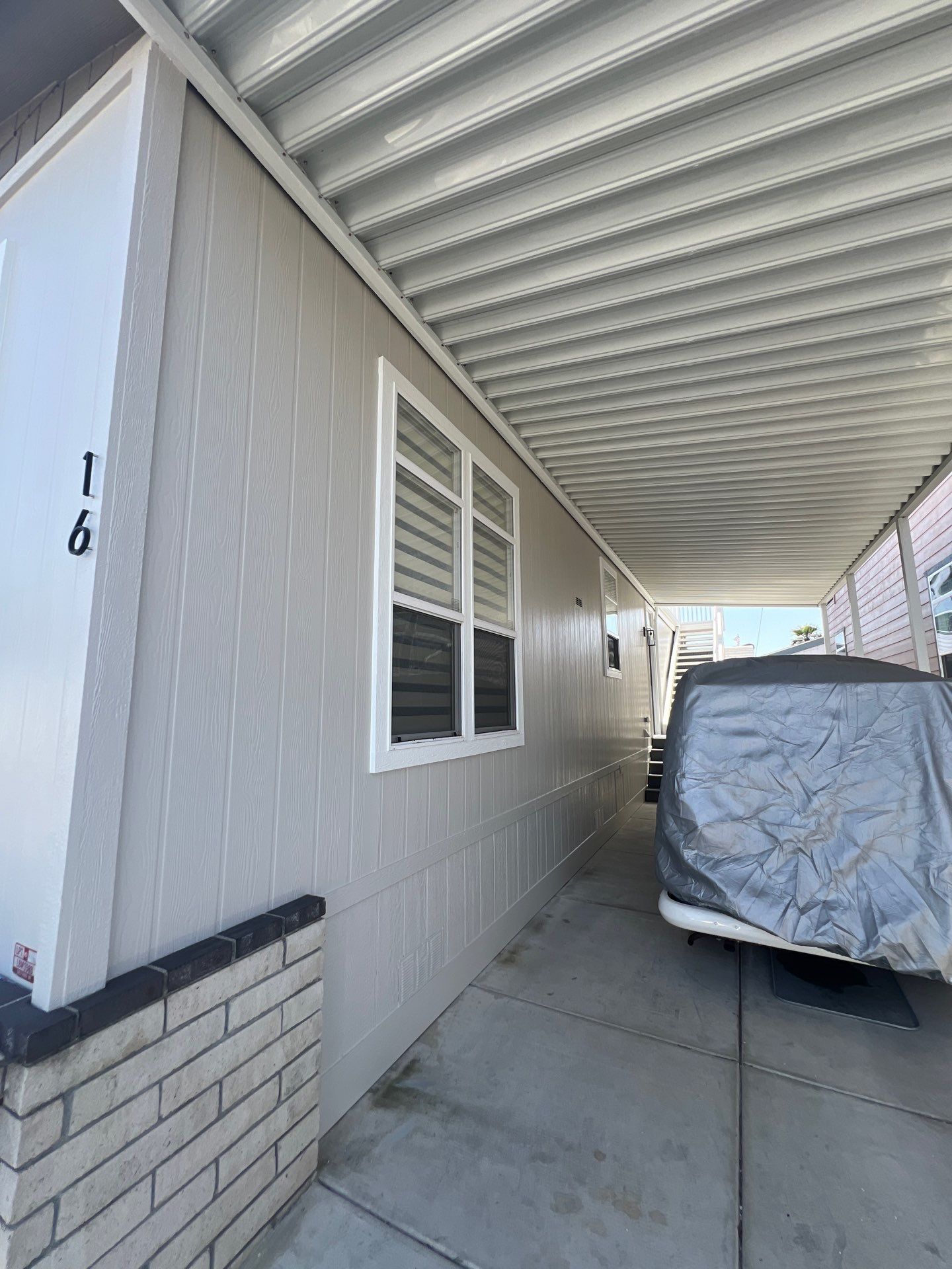 Complete Exterior Painting of a PCH Mobile Home by Beach City Painting