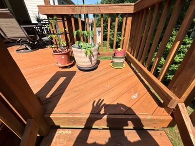 Wood Deck using Wood Sealant