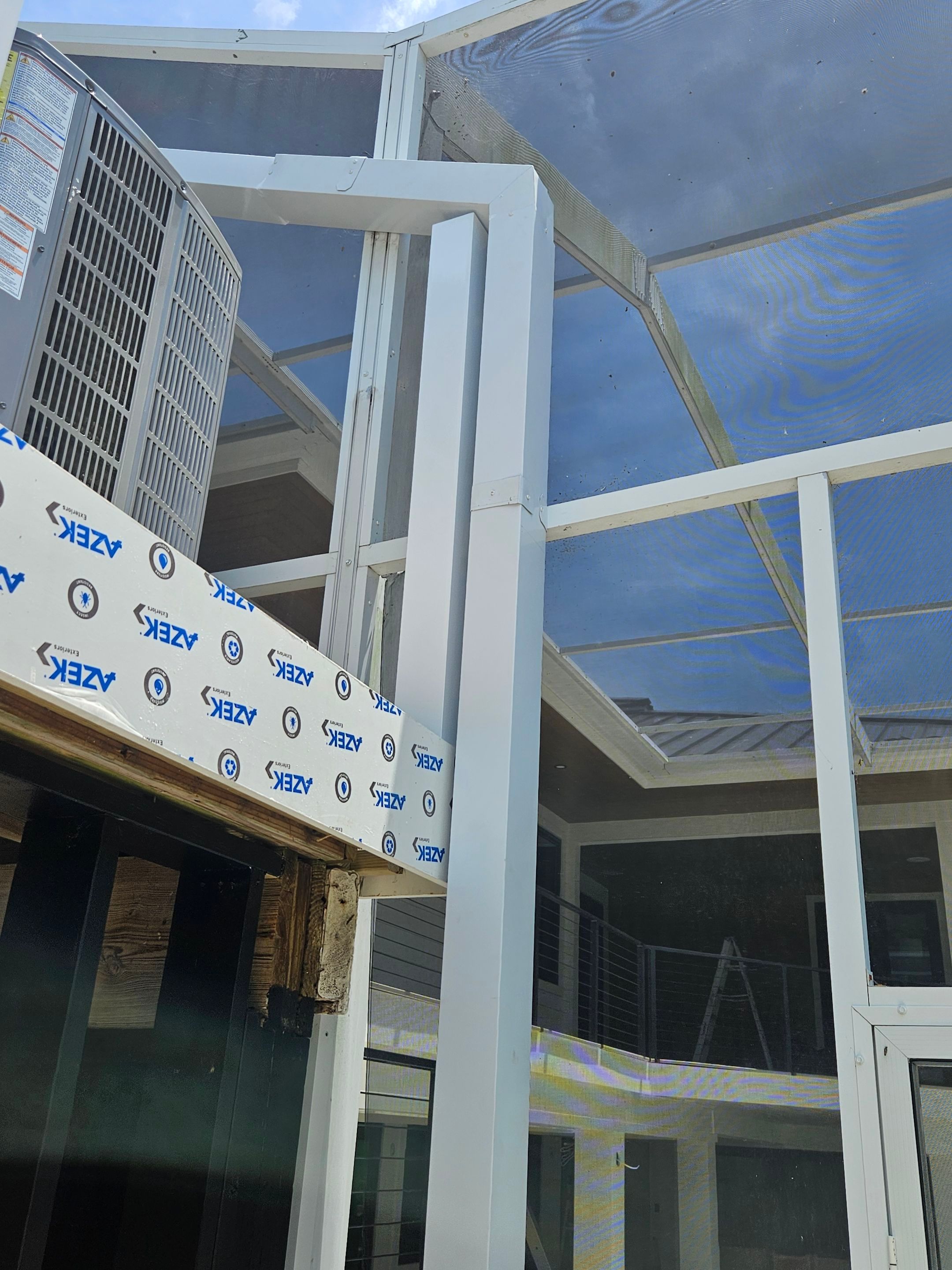 7-Inch Smooth Box Seamless Gutters using Seamless Gutters and Metal Fascia in Sanibel FL by Gutter Professors