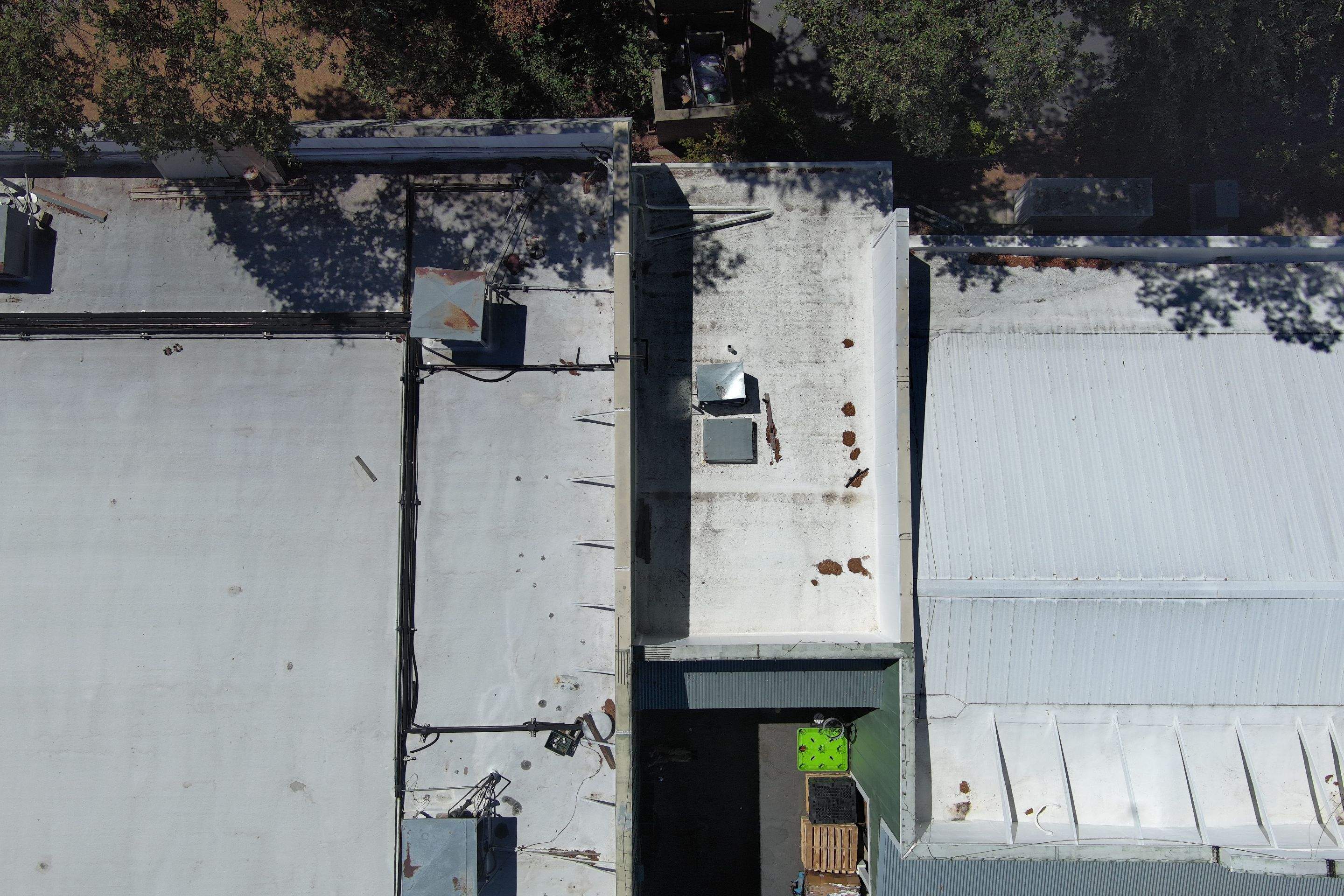 Foam Refurbish using Conklin Benchmark/PUMA XL coatings and spray foam by Straight Edge Roofing Inc