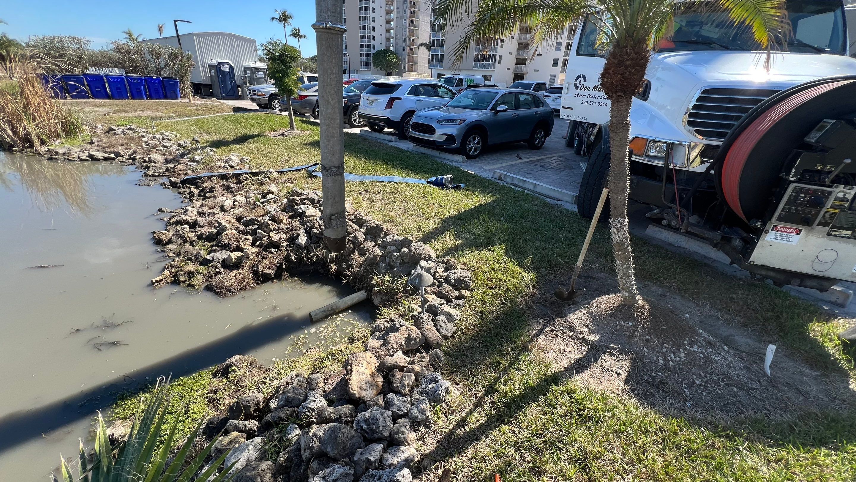 Bonita Springs Condo Stormwater System Maintenance by Don Mar, Inc. Storm Water Solutions