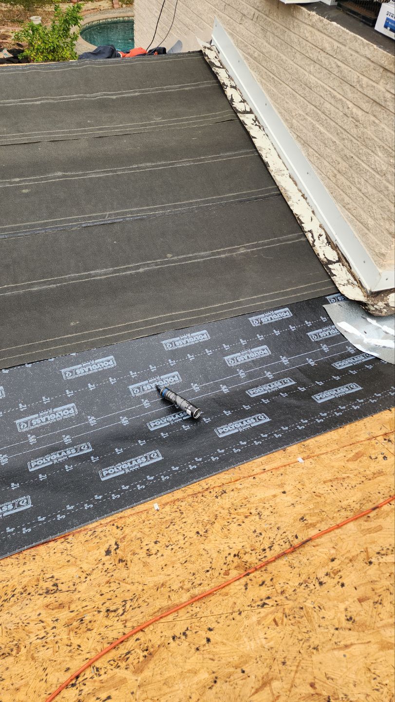 Residential Roofing Installation using Certainteed Landmark Moire Black by Galvan Roofing and Construction