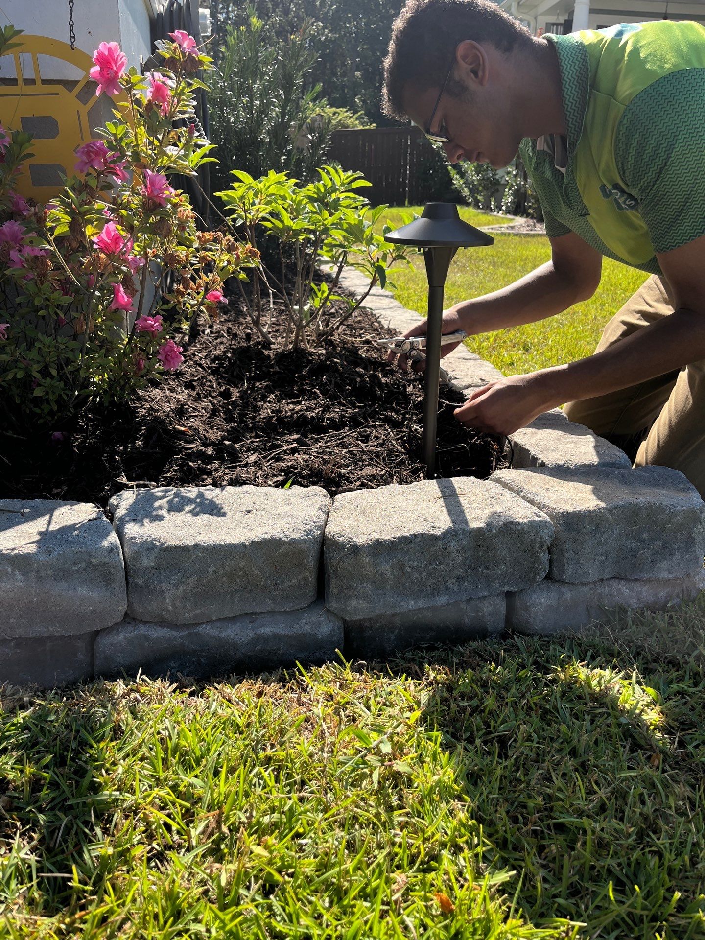 Landscape Lighting Project in Summerville by Hudson Bros Lawn Care LLC