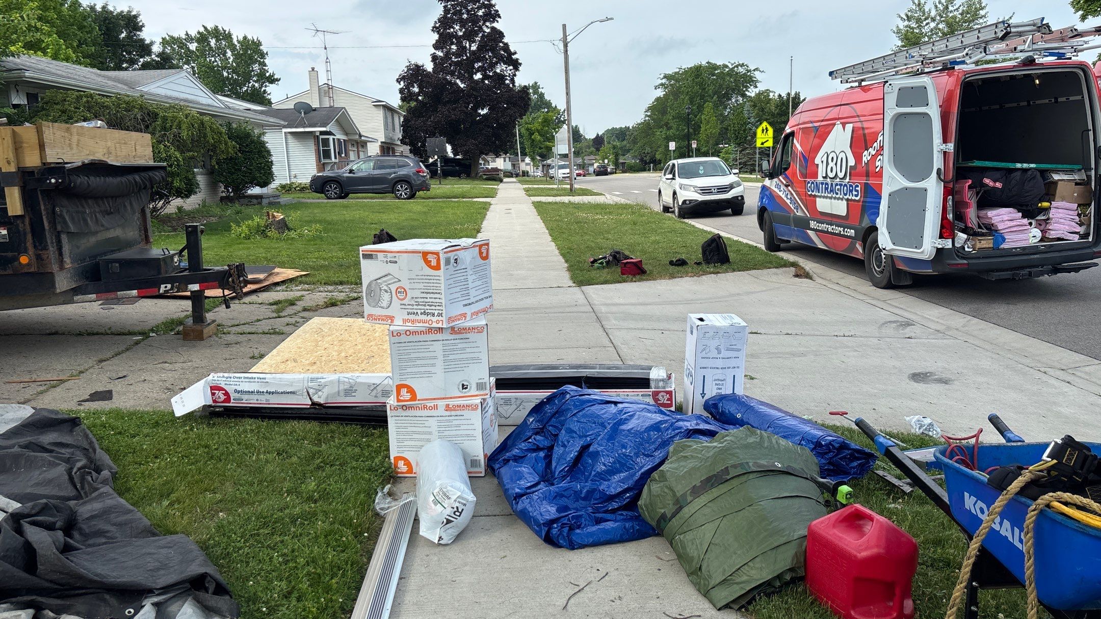 Roof Replacement using Owens Corning Slatestone Gray by 180 Contractors