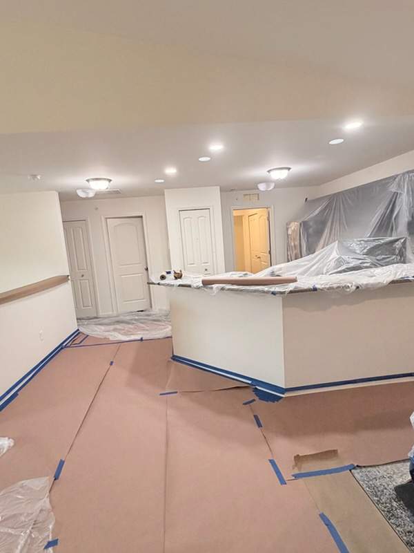 Comprehensive Interior Painting and Drywall Repair in Chesterfield Home by Top Shelf Painter