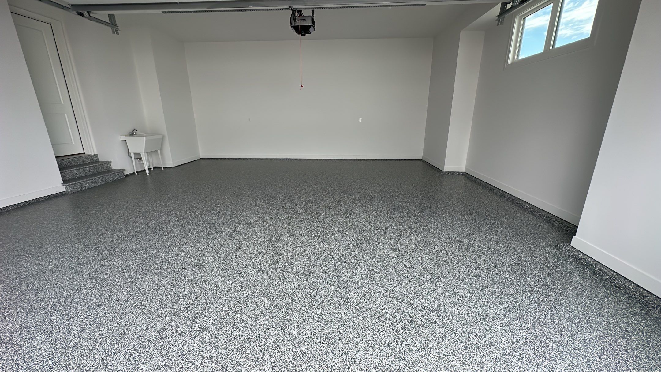 John B upgraded his garage with cabinets and Banner Garage Floor by Banner Garage