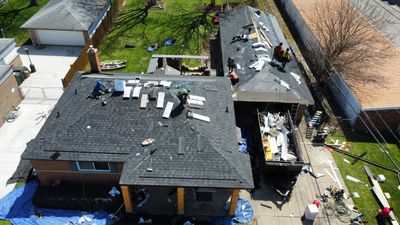 Residential Roofing Installation using IKO DYNASTY - Granite Black