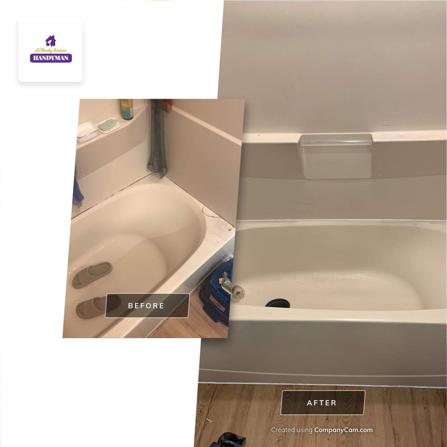 Bathroom Recaulk Job by A1 NERDY HOMES LLC