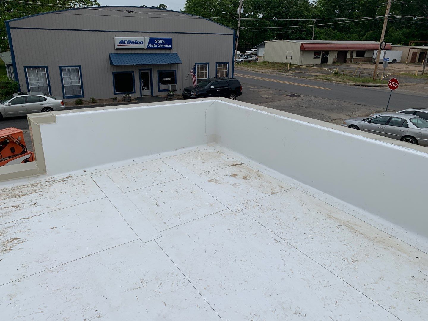 Store Building in Hope by Hostetler Roofing