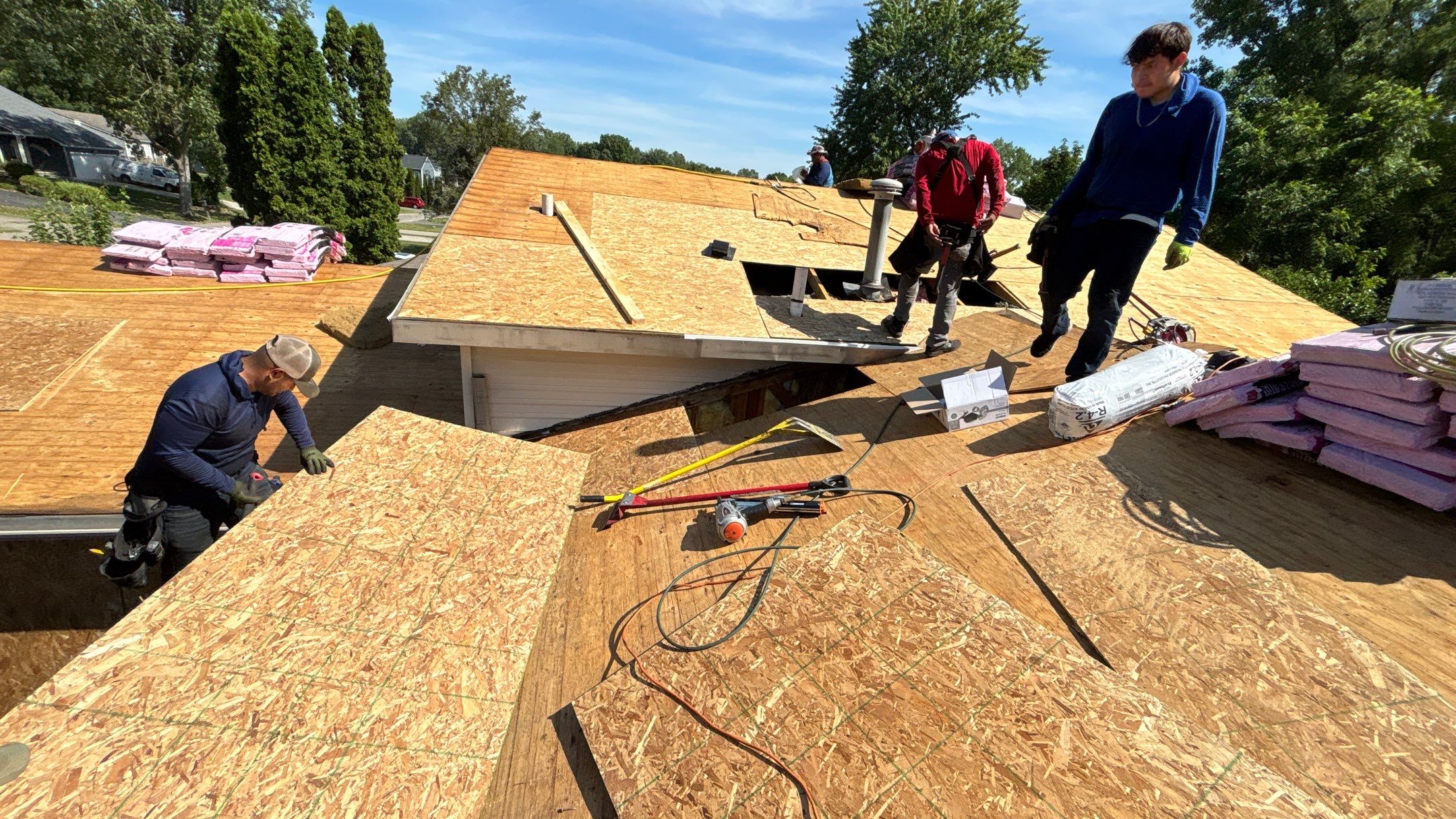 Roof Replacement using Owens Corning Brownwood by 180 Contractors