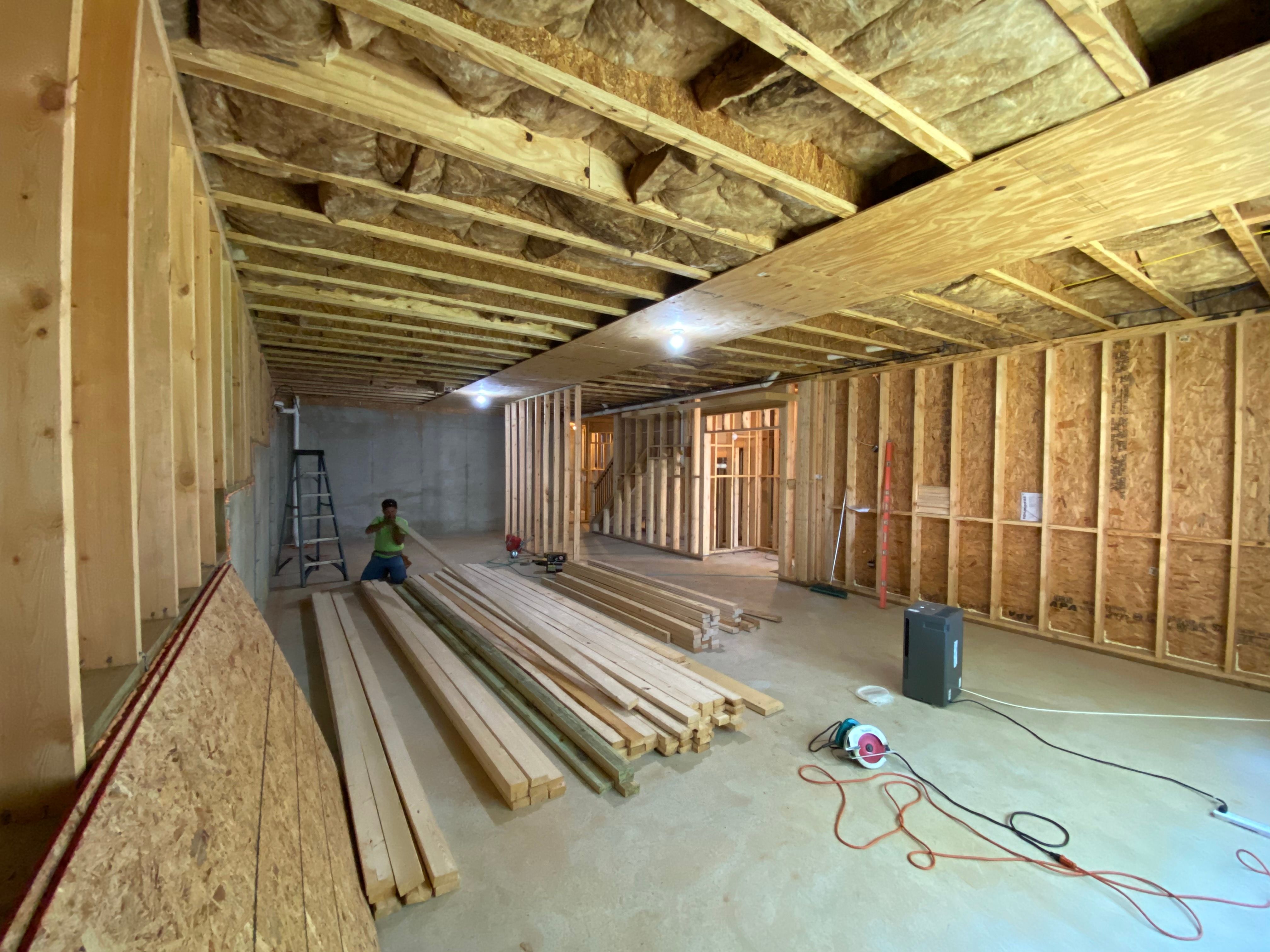 Complete Basement Remodeling and Custom Living Suite in Smyrna by Swift Home Renovations