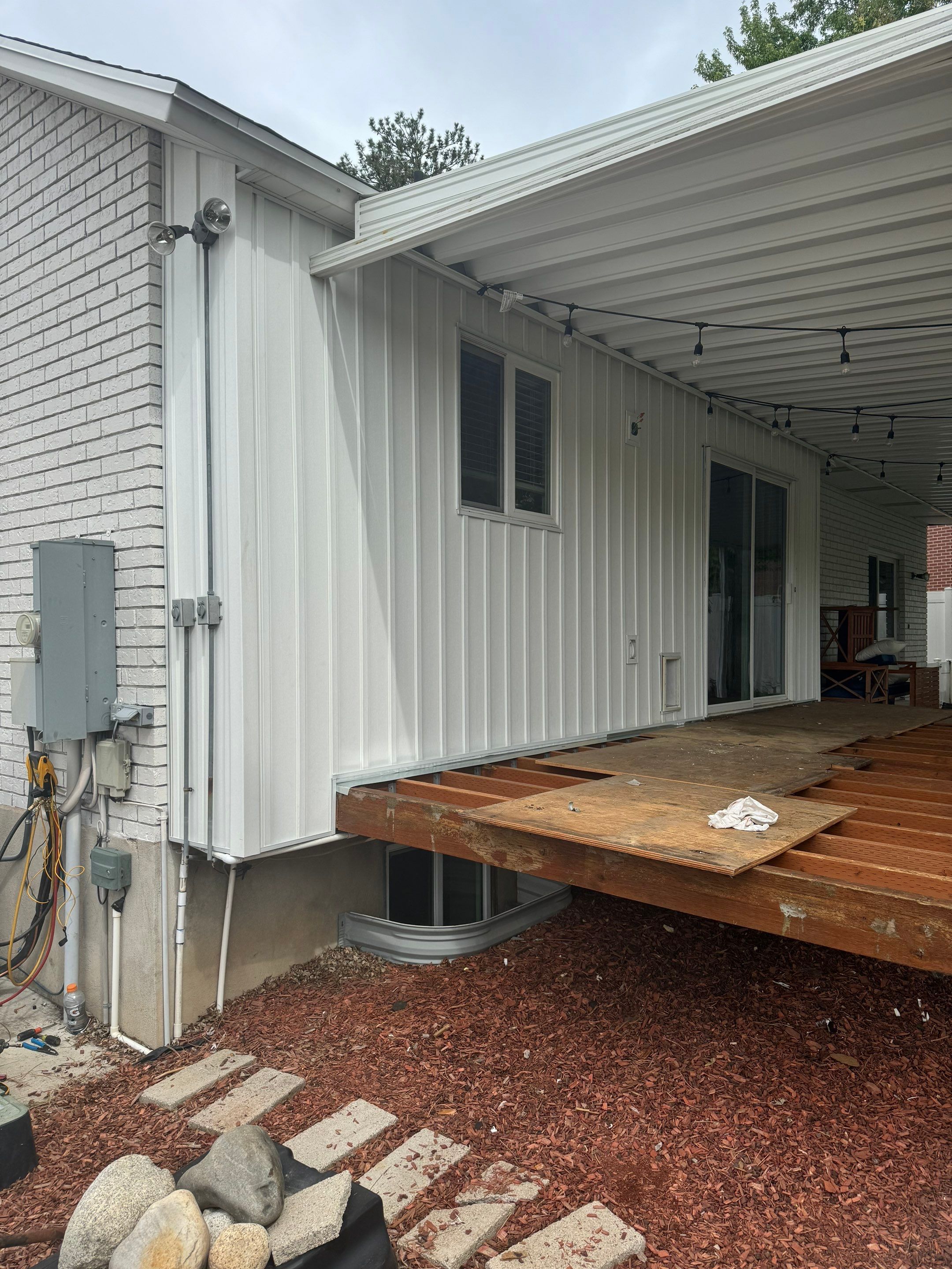 Sandy | Vinyl Board & Batten Upgrade | Crisp White by Ideal Siding Utah