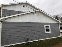 Siding Installation using JH Batten Smooth and JH Select Cedarmill Eased Edge by ExteriorPros
