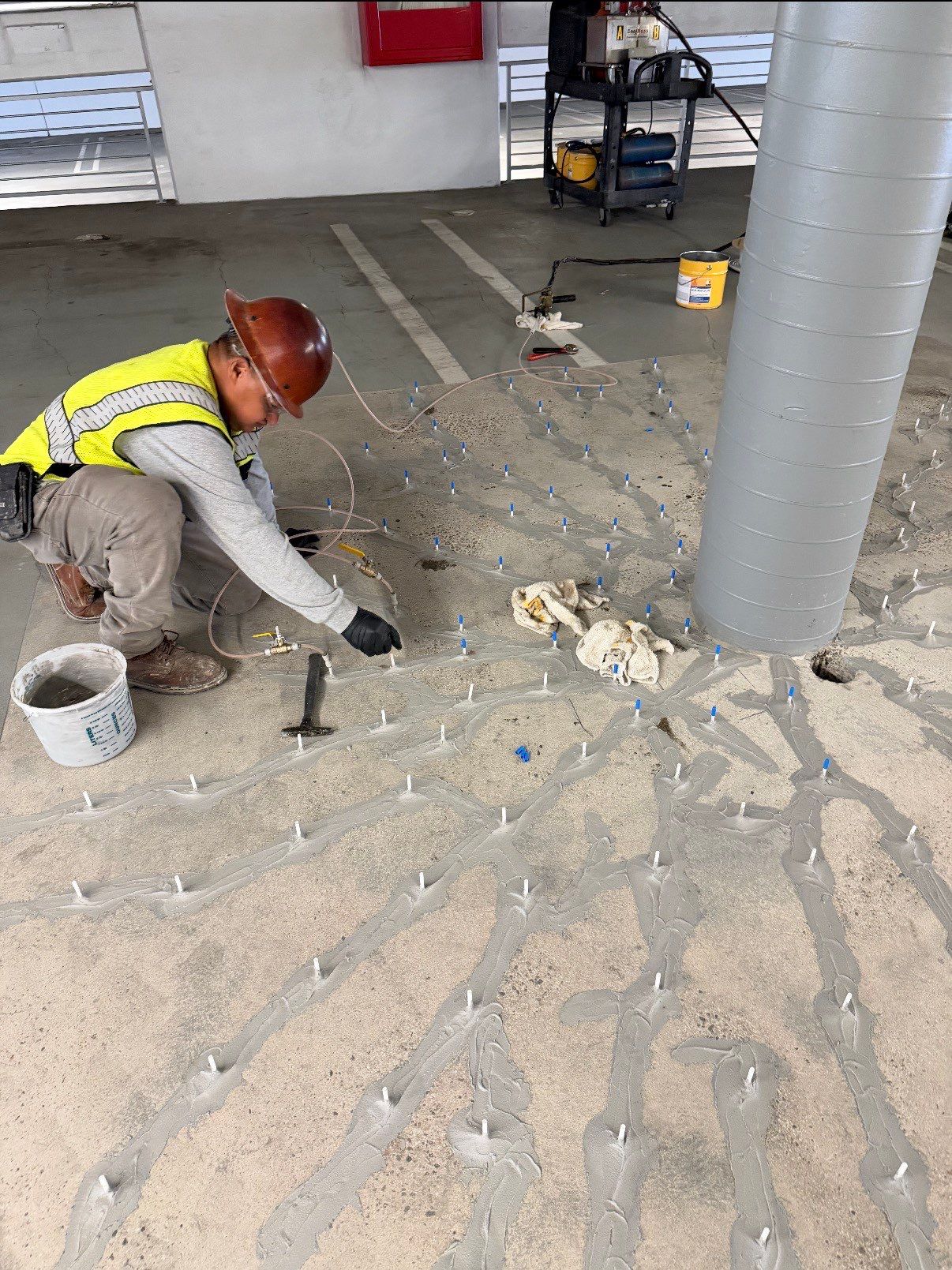 Parking Garage Project in El Segundo by Elite Concrete Restoration 