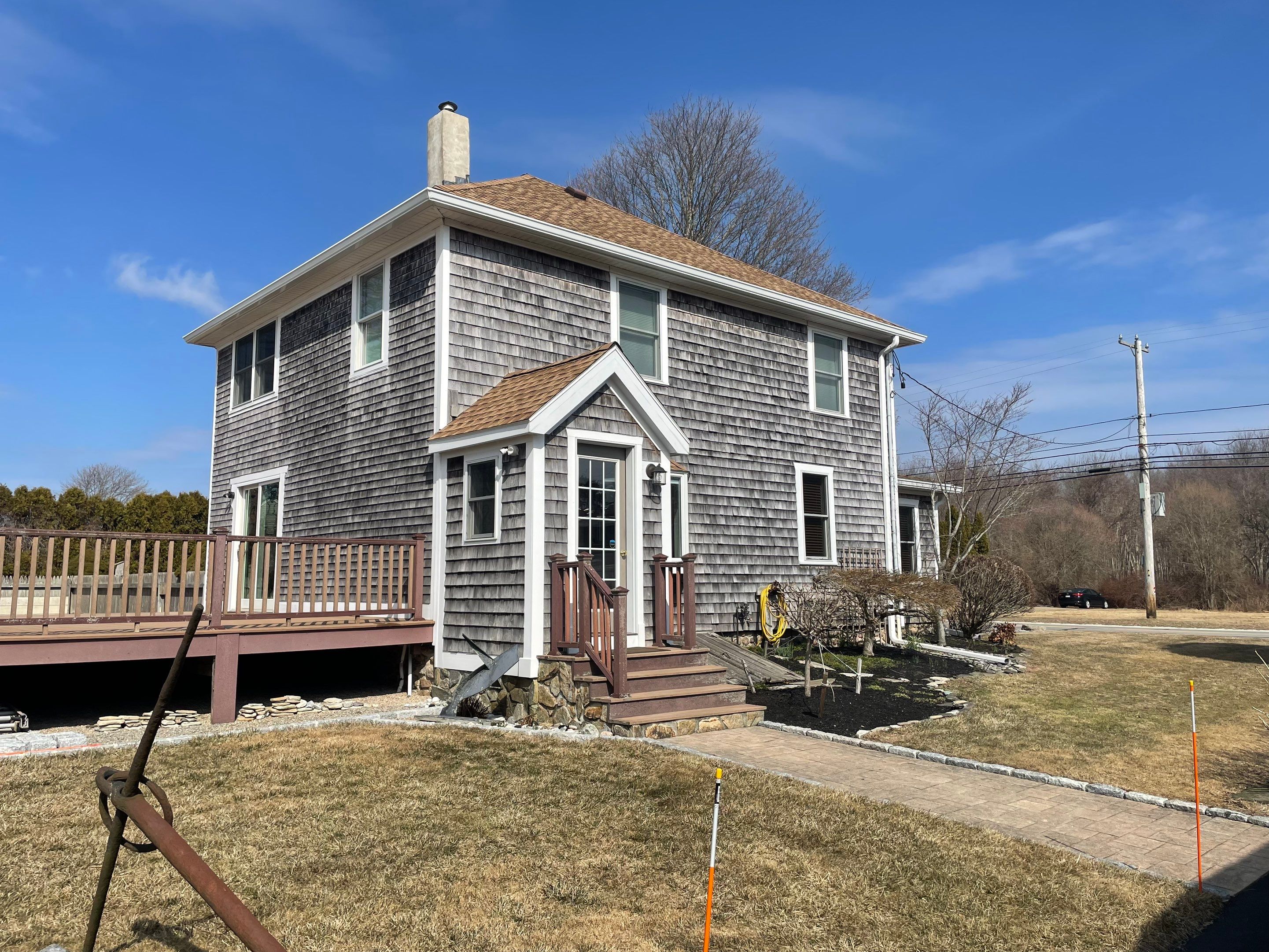 Gutter Installation using Hover Single Screen Continuous Hanger with 6" K-Style Gutter in Fairhaven, MA by Gutter Pro Enterprises
