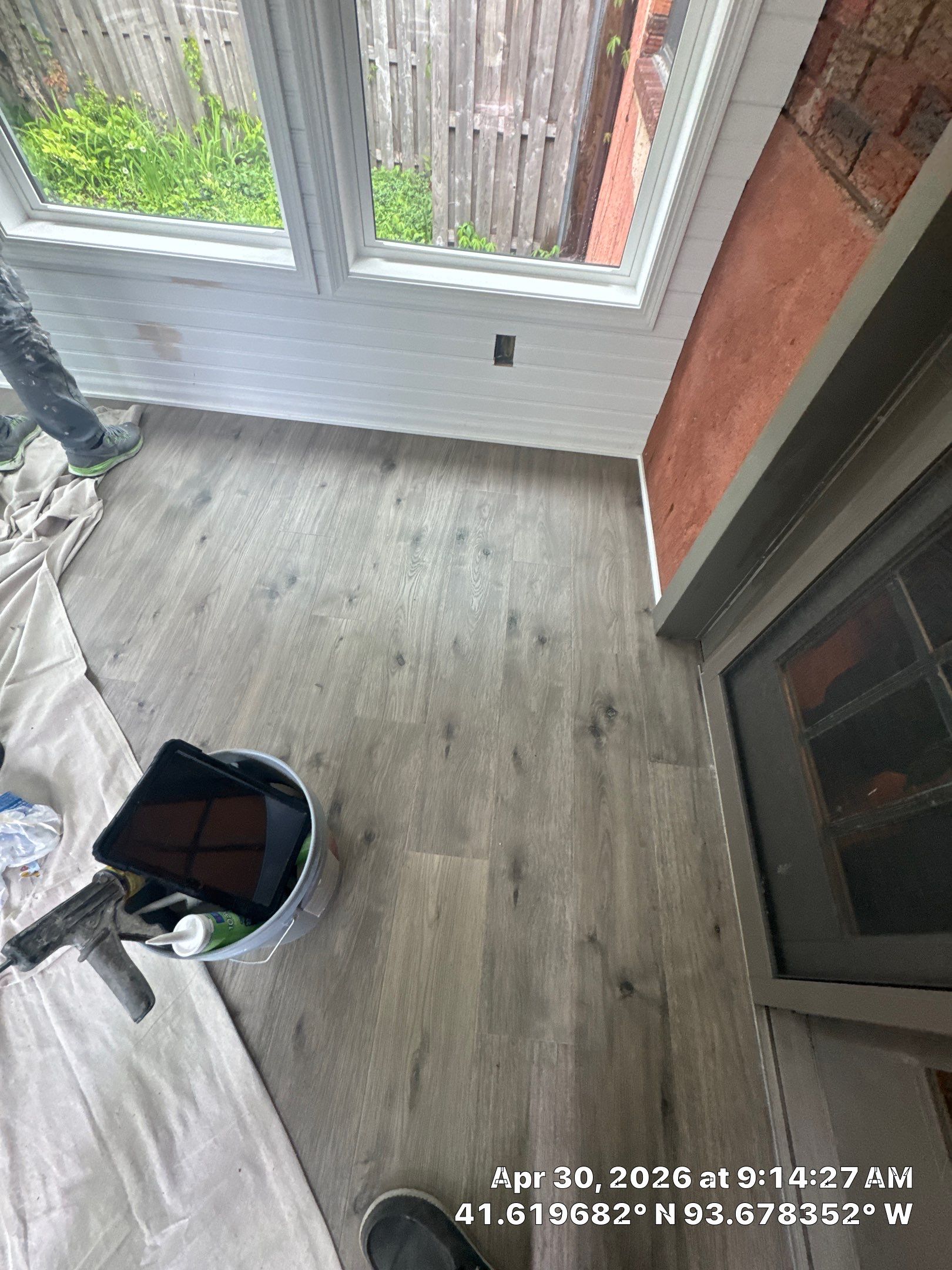 New 4 season room interior & exterior painting by Midwest Paint LLC