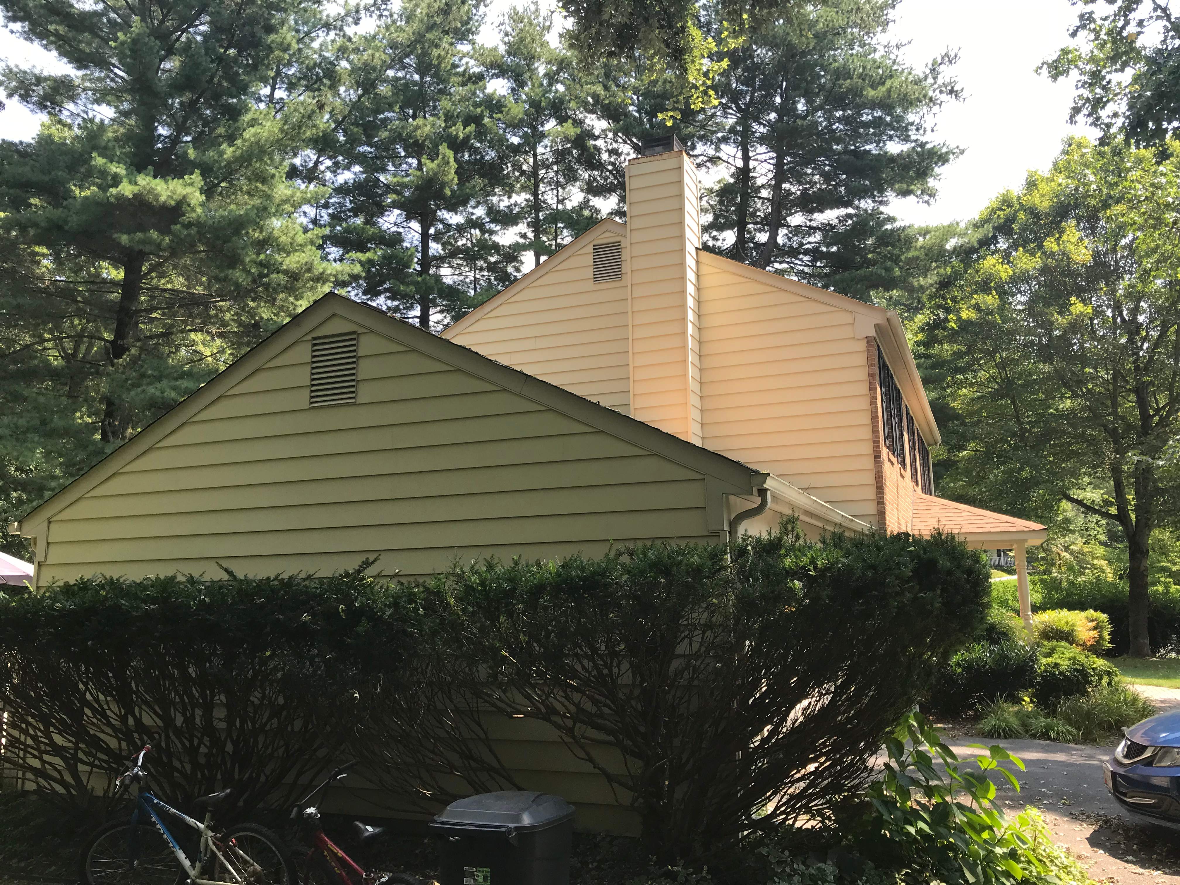 Residential Roofing Installation using Landmark Shingles Color Weatherwood by Alpha Design Services